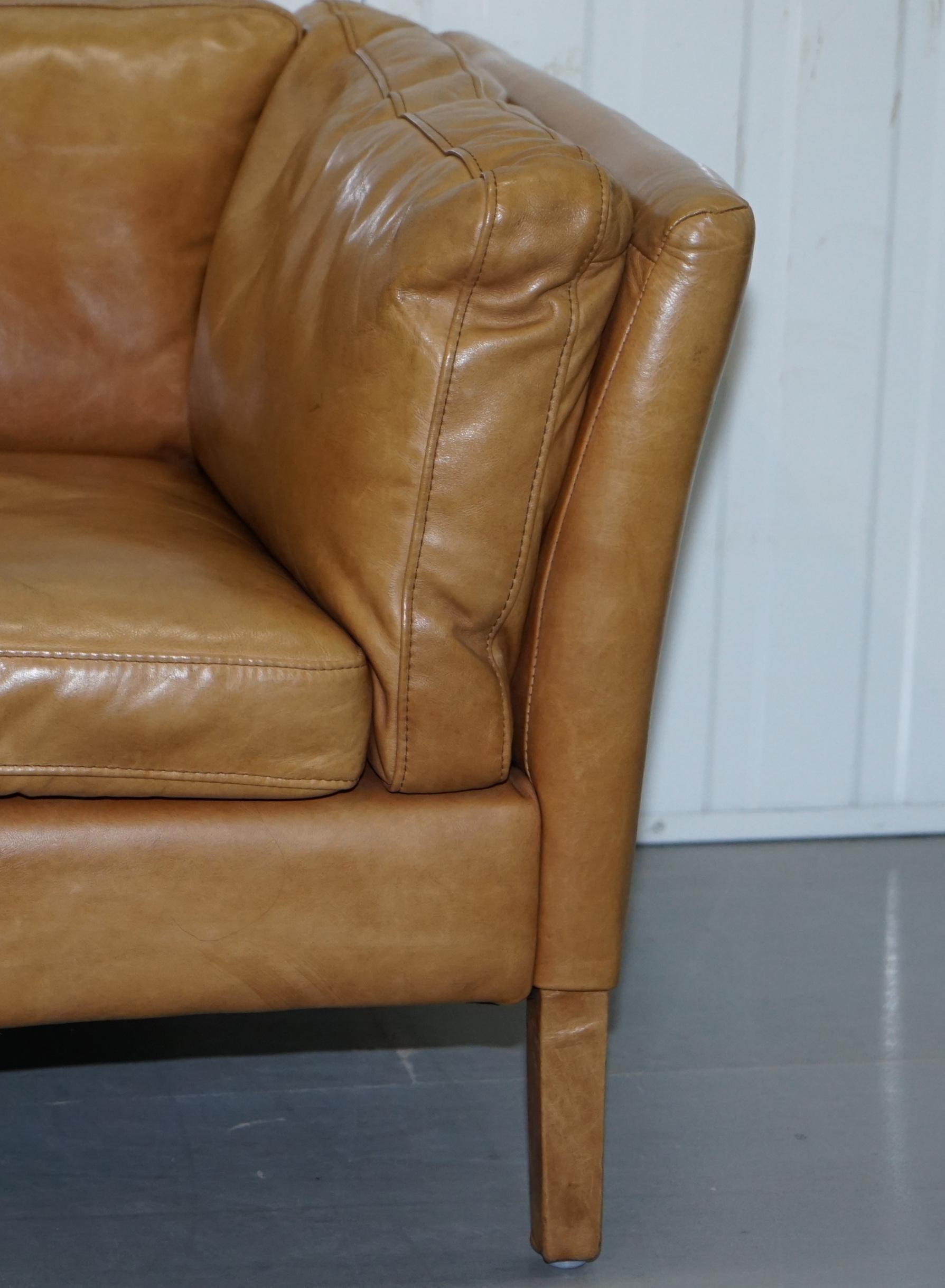 Halo Groucho Leather Small 2-Seat Sofa Passend zum Sessel erhältlich 5