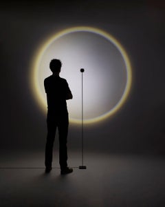 Halo Moon Floor Lamp Projector by Mandalaki