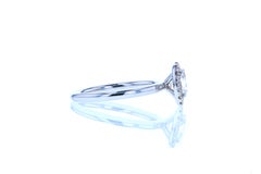 Halo Only Diamond Engagement Ring with Round Diamond