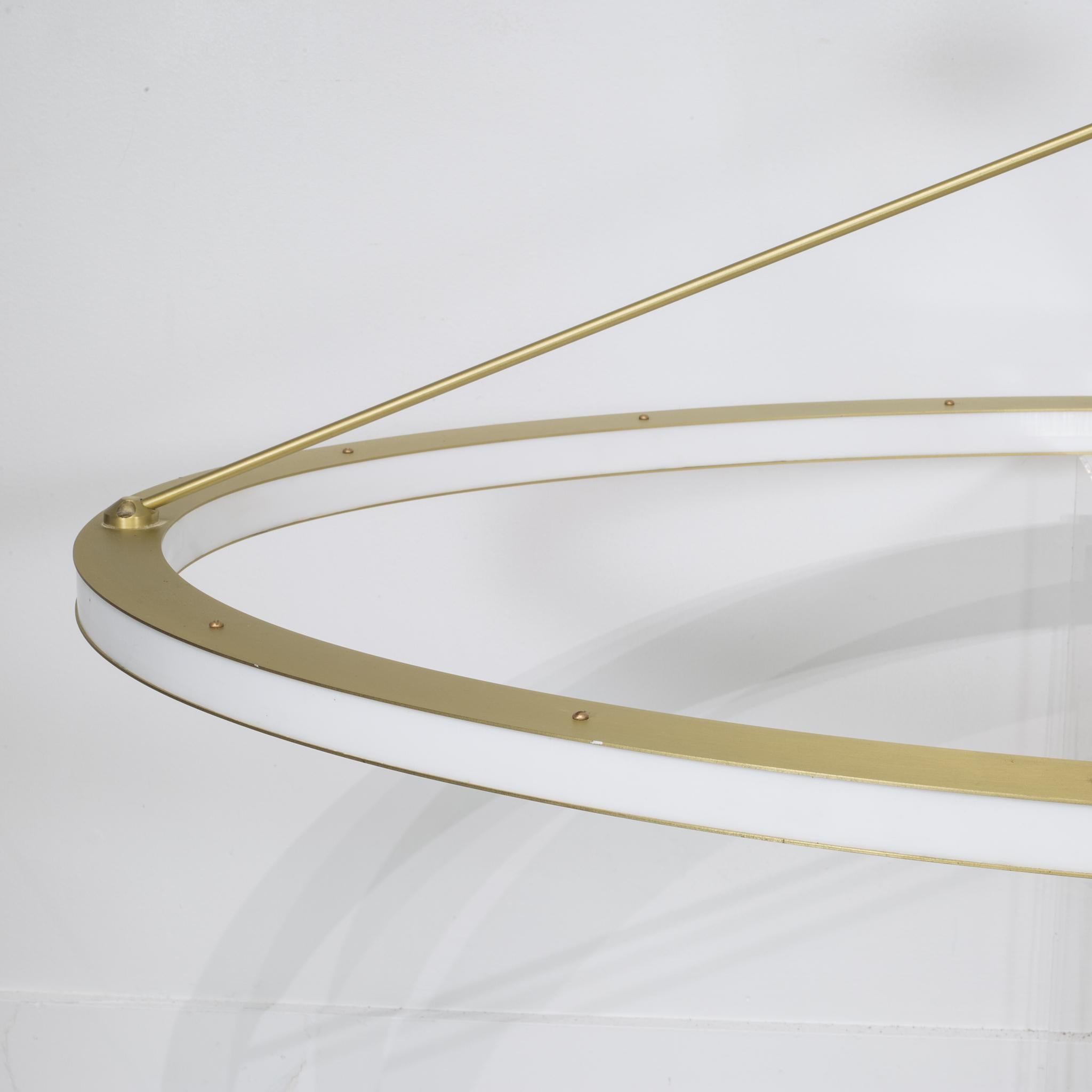 American Halo Oval Pendant by Roll & Hill Designed by Paul Loebach