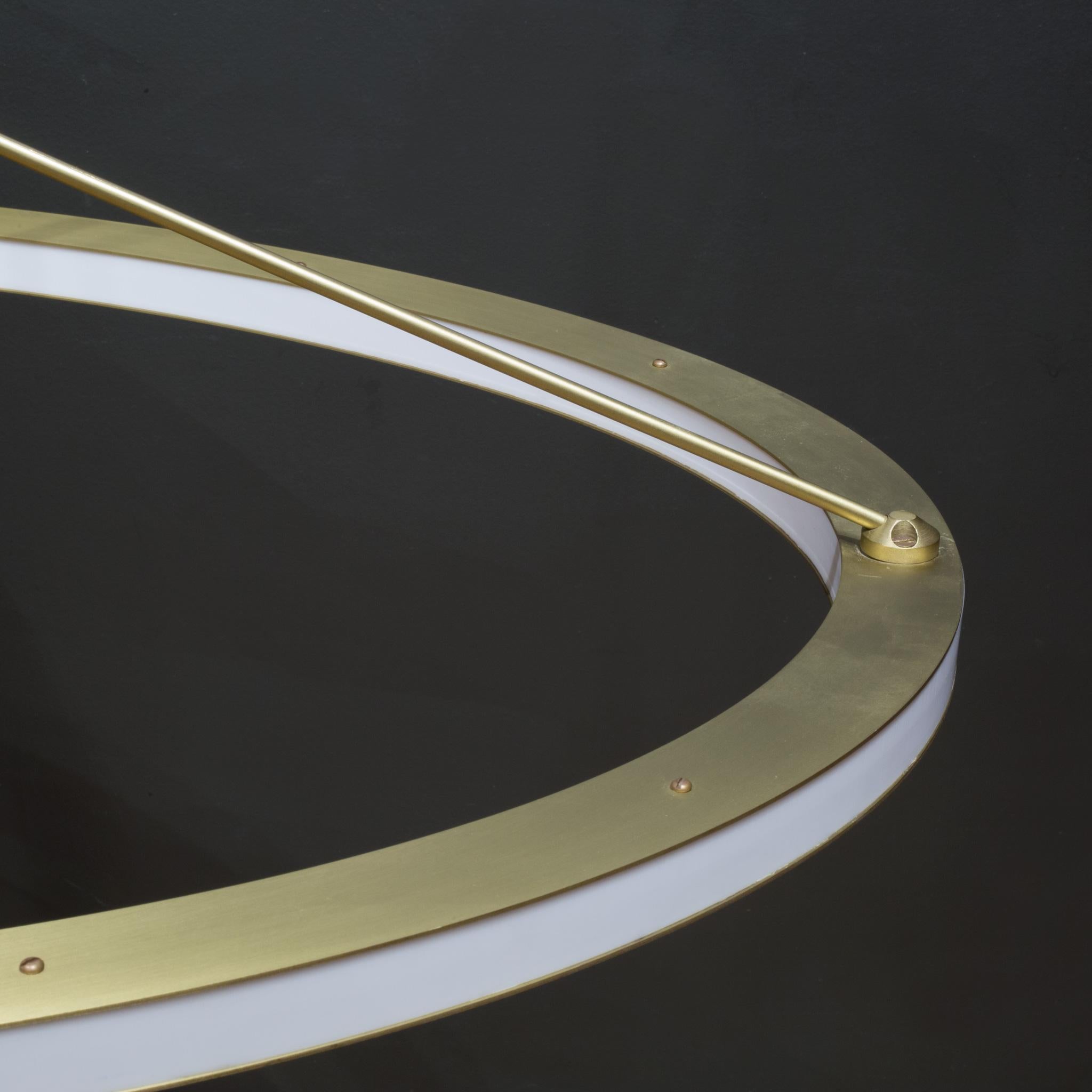 American Halo Oval Pendant by Roll & Hill Designed by Paul Loebach