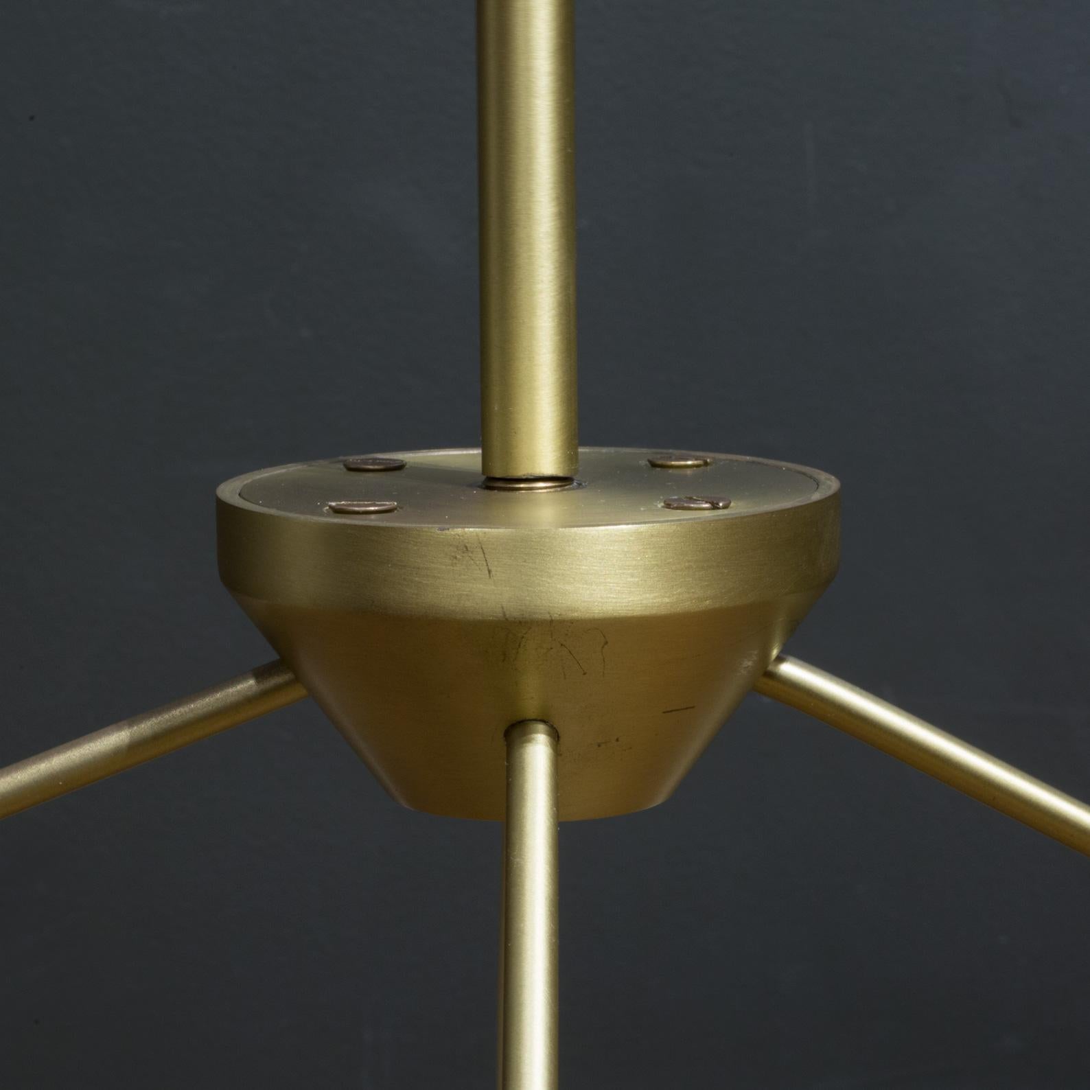 Brass Halo Oval Pendant by Roll & Hill Designed by Paul Loebach