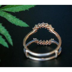 Halo Ring Enhancer Diamond Guard 14k Gold