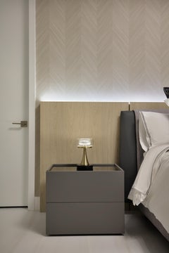 Halo mundgeblasene glas tischlampe für schlafzimmer, wohnzimmer oder büro von Shakuff