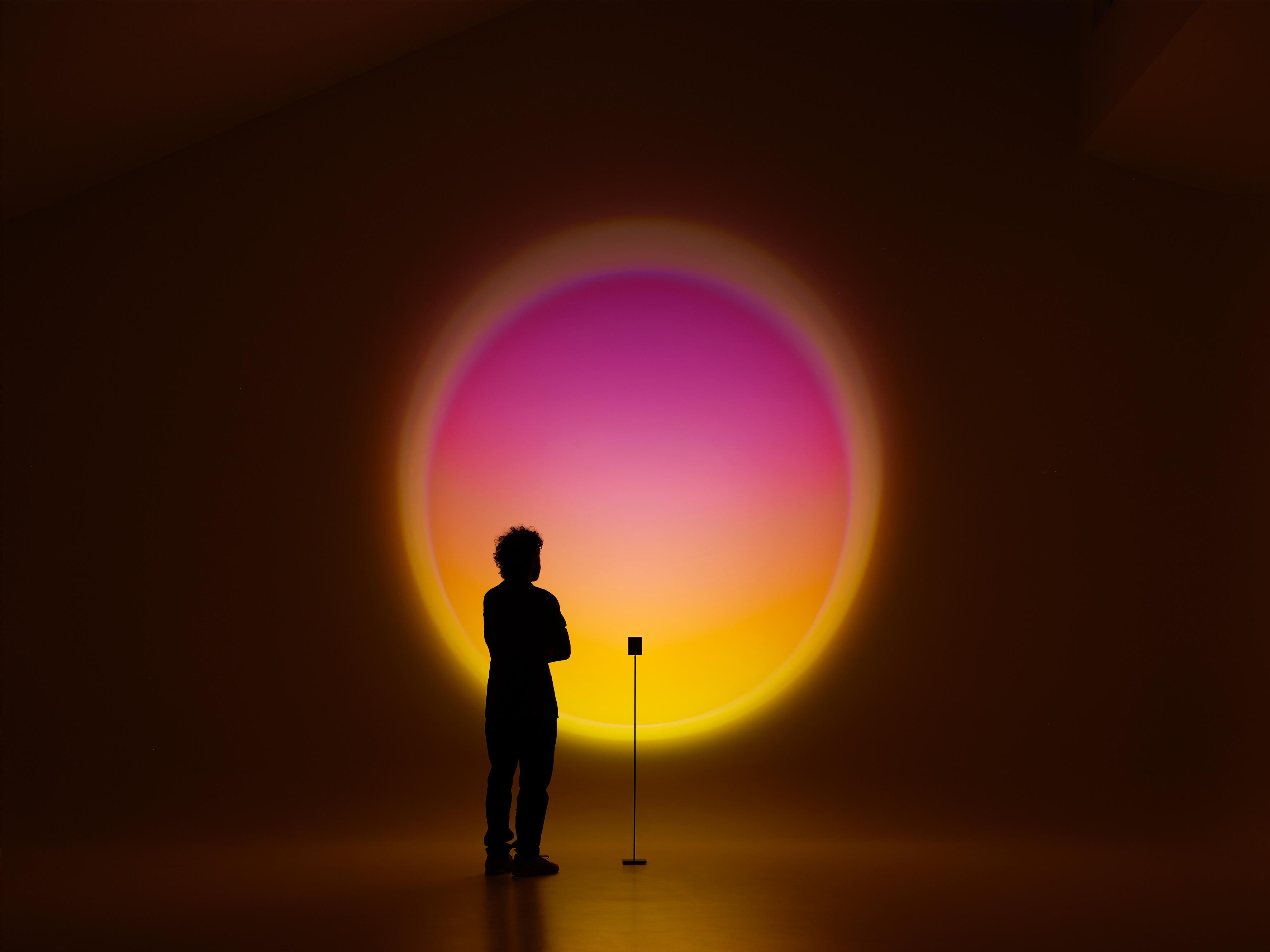 Italian 'Halo Vice' Landscape Floor Lamp or Color Projector by Mandalaki Studio For Sale