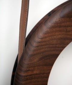 Halo Wall with LED light, Walnut, switch dim