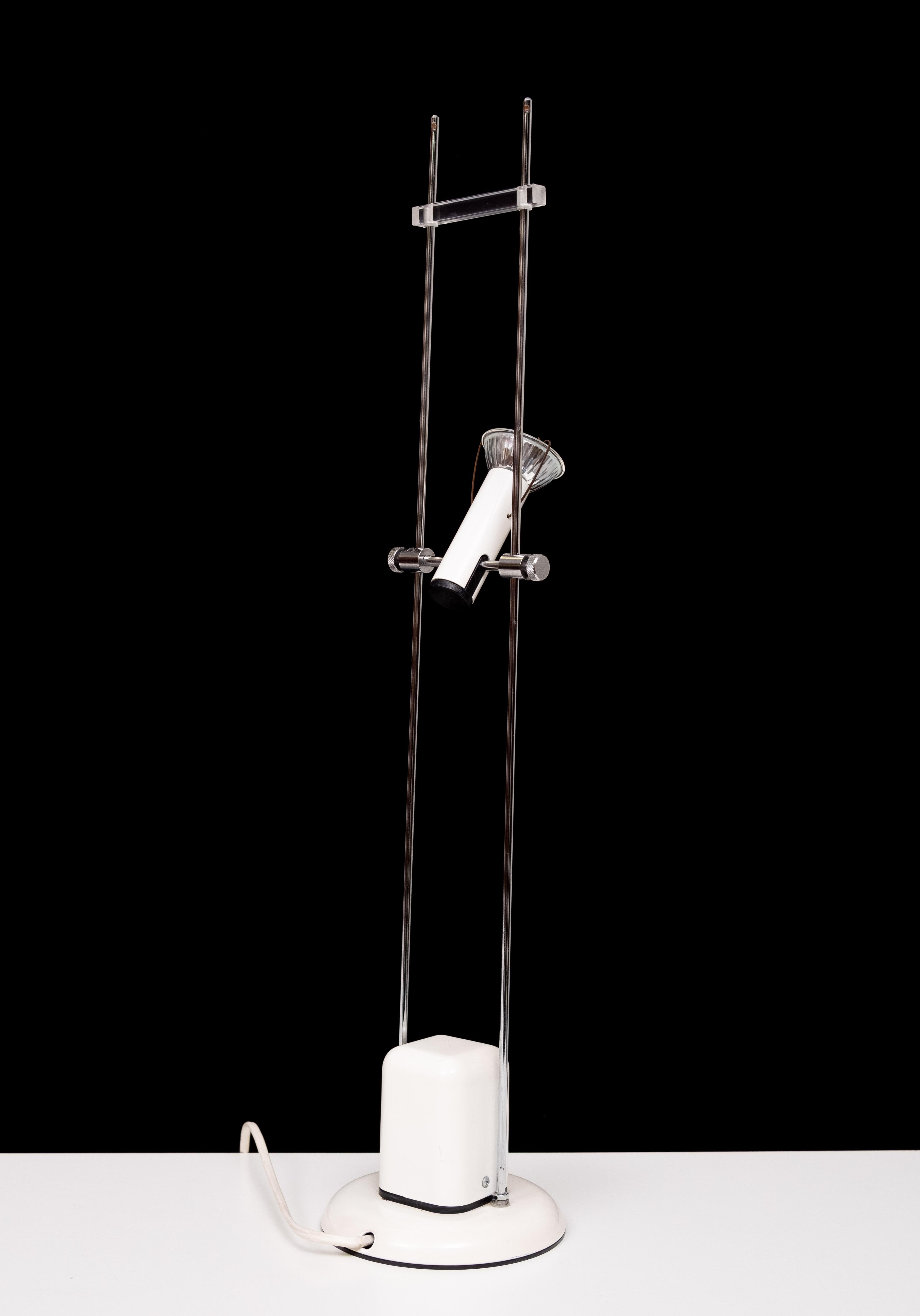 Chrome Halogen Desk lamp 1980s Dutch For Sale