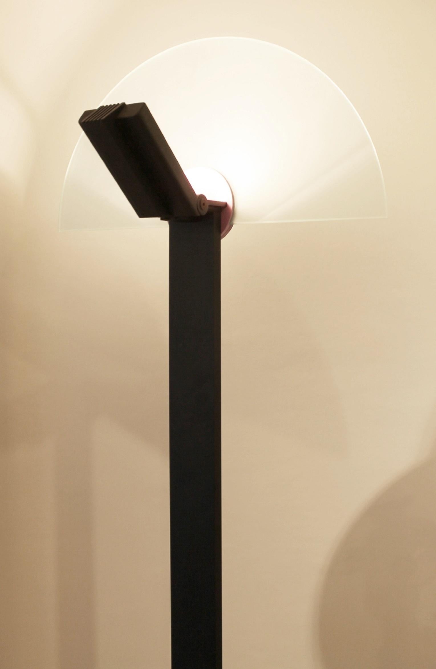 Late 20th Century Halogen Floor Lamp Model 'Diadema' by Hans Von Klier for Bilumen, Italy, 1980 For Sale