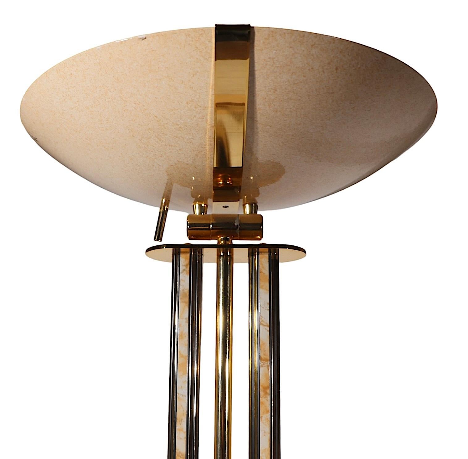 Halogen Light Torchiere Uplight  Floor Lamp c. 1970/80's 4