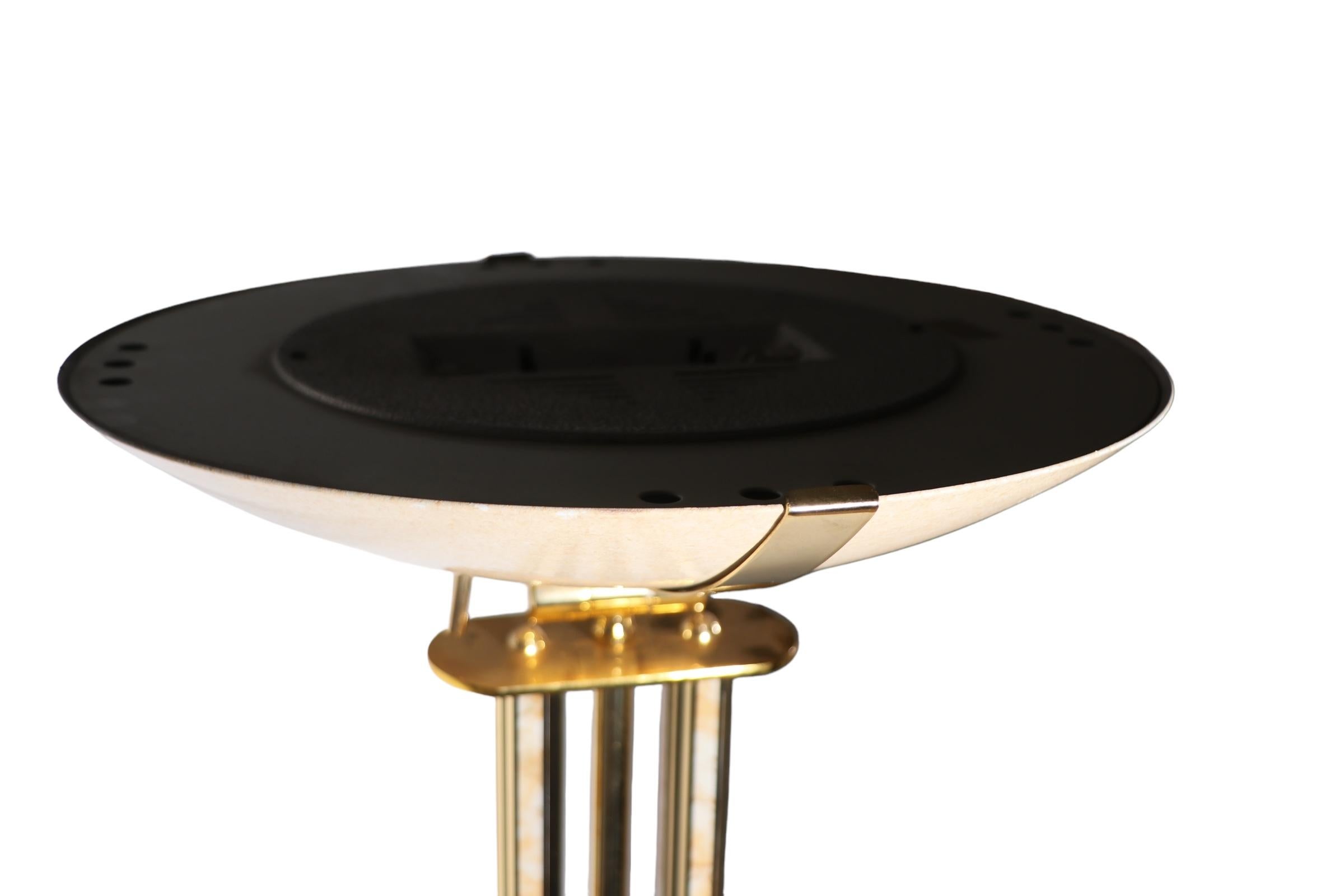 Halogen Light Torchiere Uplight  Floor Lamp c. 1970/80's 6
