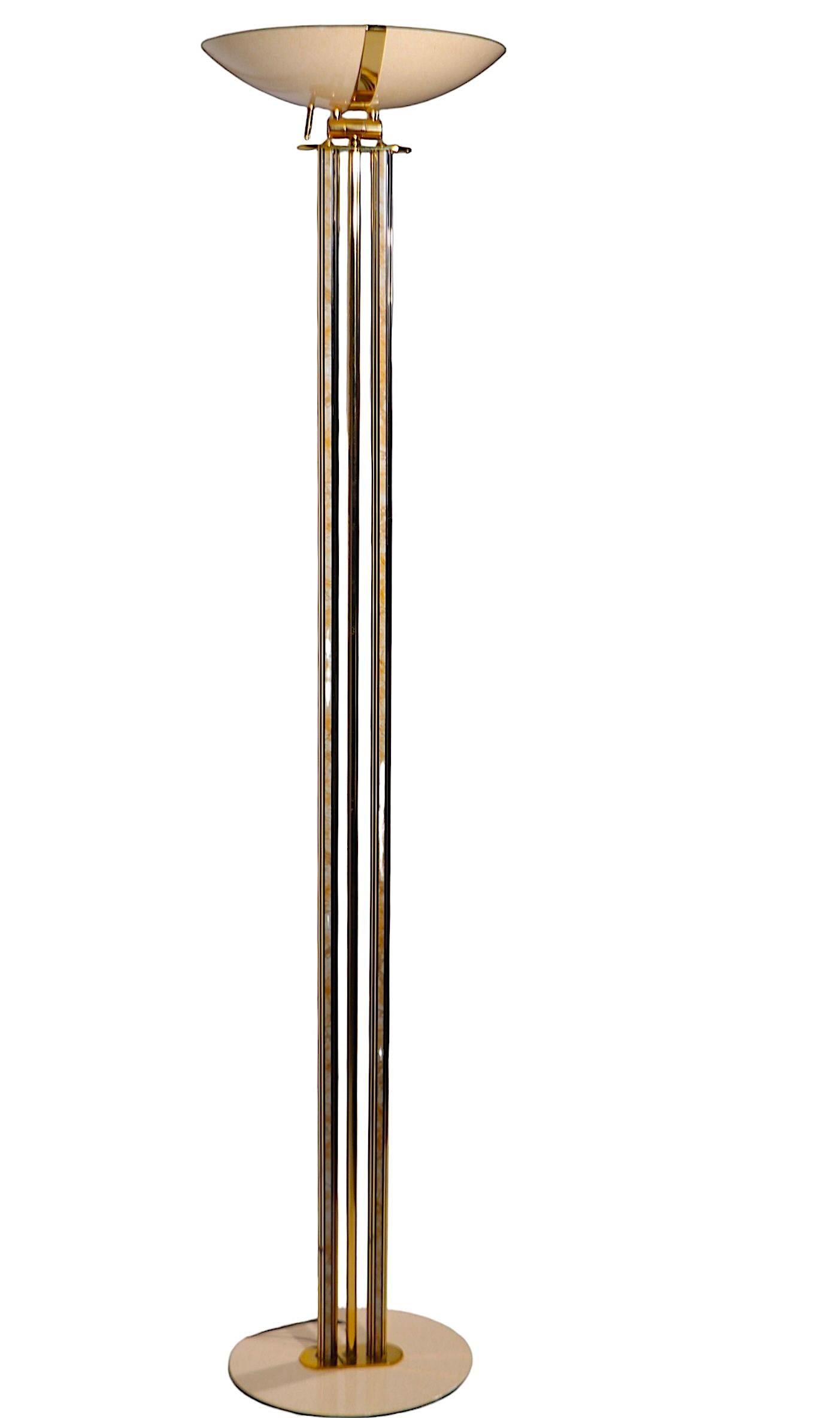 halogen torchiere floor lamp