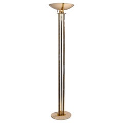 Retro Halogen Light Torchiere Uplight  Floor Lamp c. 1970/80's