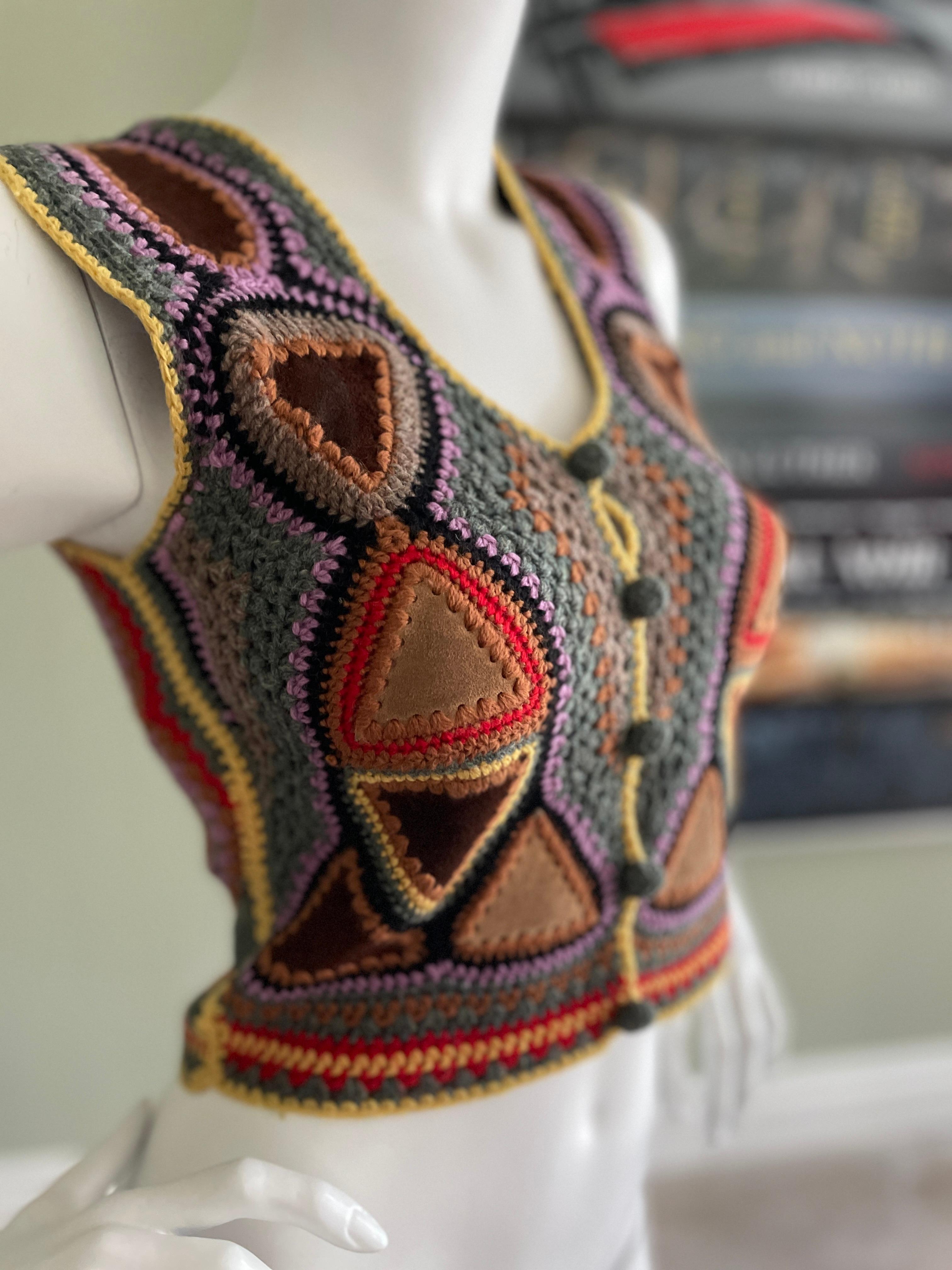 macrame vest pattern