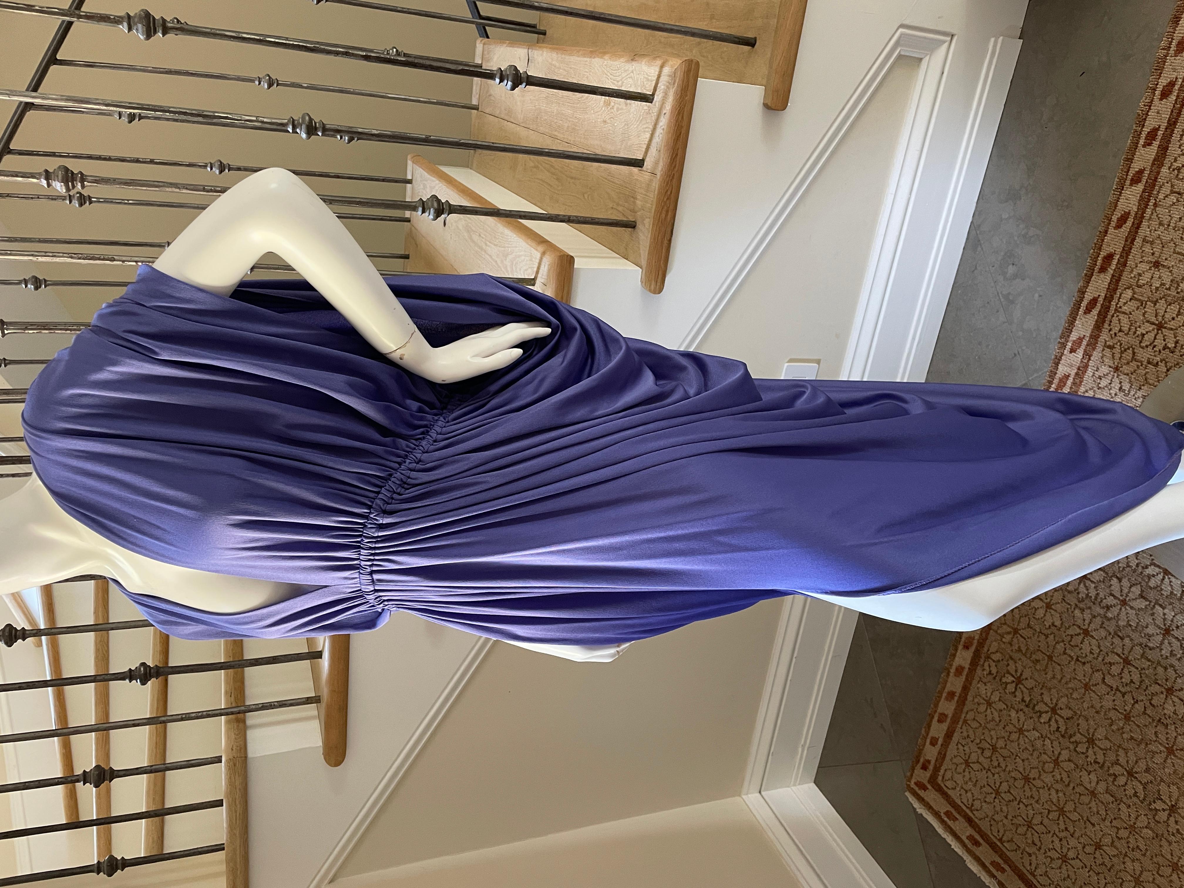 Women's Halston 1980's Purple Caftan Dress from Halston IV