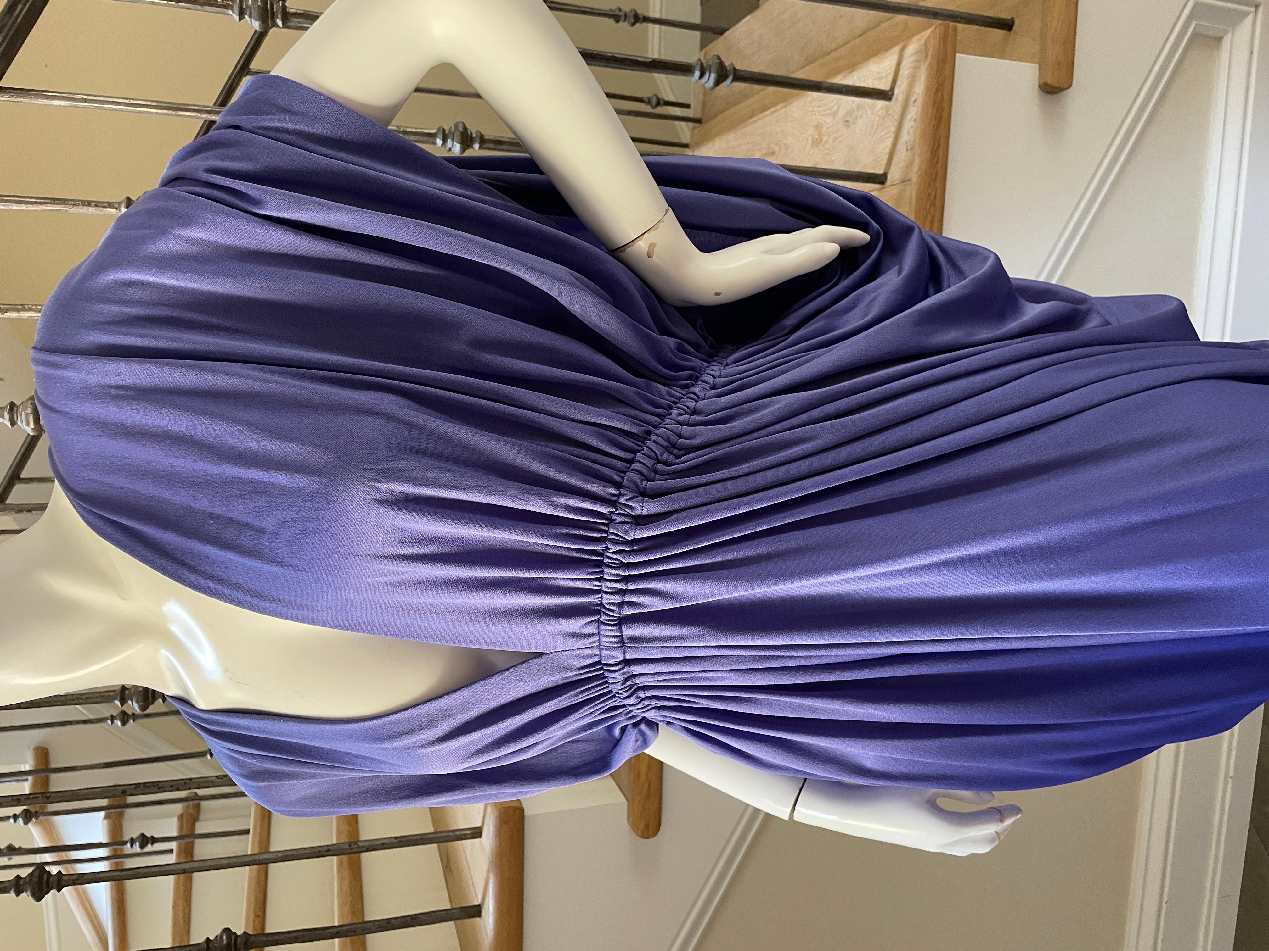 Halston 1980's Purple Caftan Dress from Halston IV 2