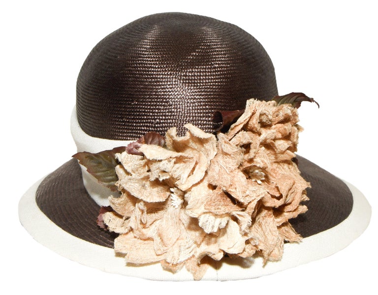 Houston Beige with Italian headband - Unisex Fine Felt Hat main image 1