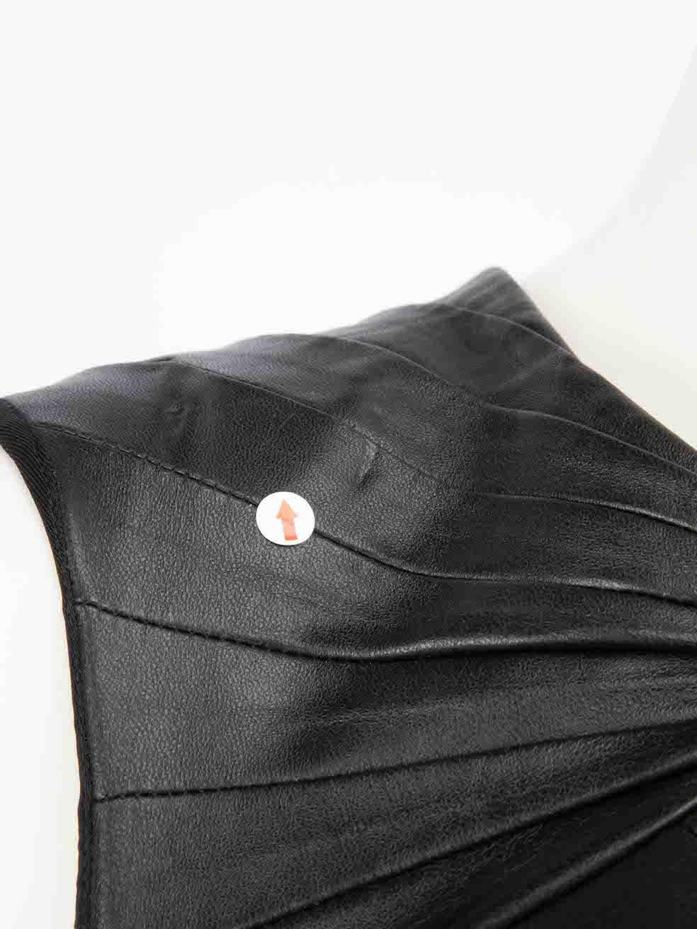 Women's Halston Heritage Black Knee Length Sleeveless Dress Size S For Sale