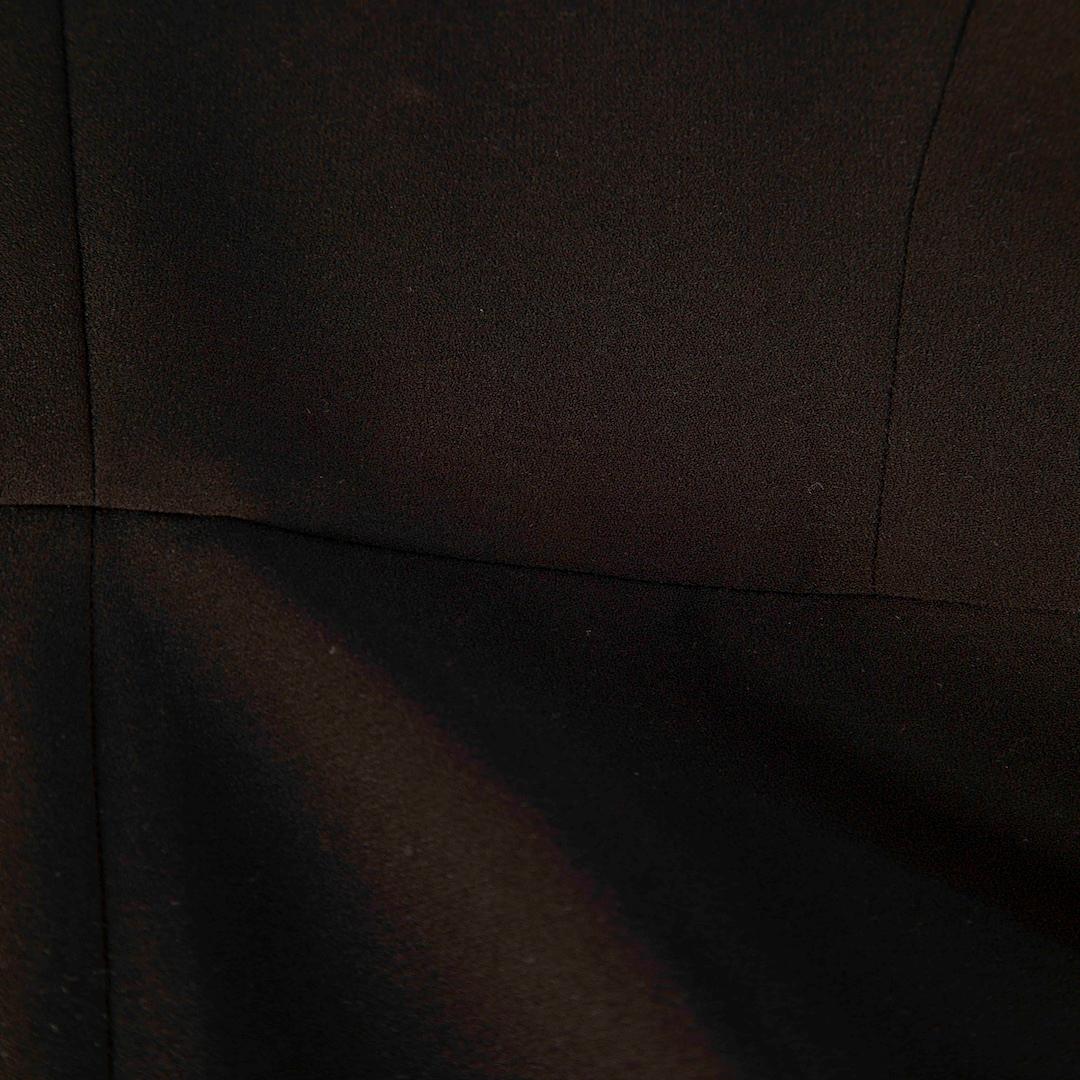 Halston Heritage Schwarzes schulterfreies Midikleid Größe XXS im Zustand „Neu“ im Angebot in London, GB