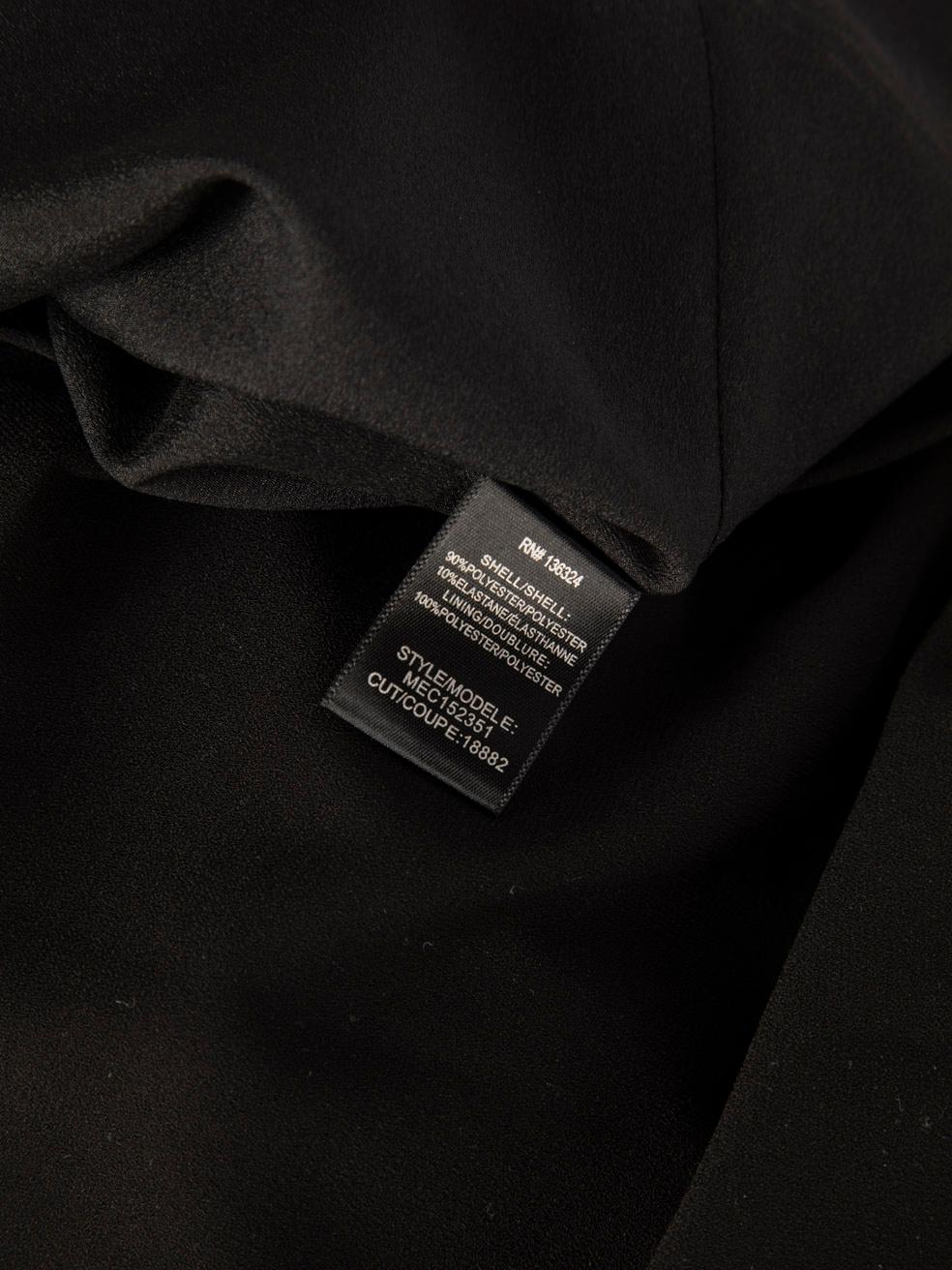 Halston Heritage Schwarzes schulterfreies Midikleid Größe XXS im Angebot 3