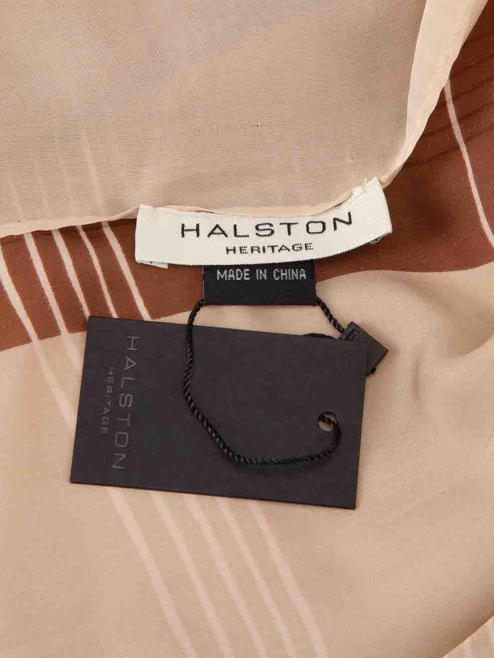 Women's Halston Heritage Tartan Pattern Silk Scarf