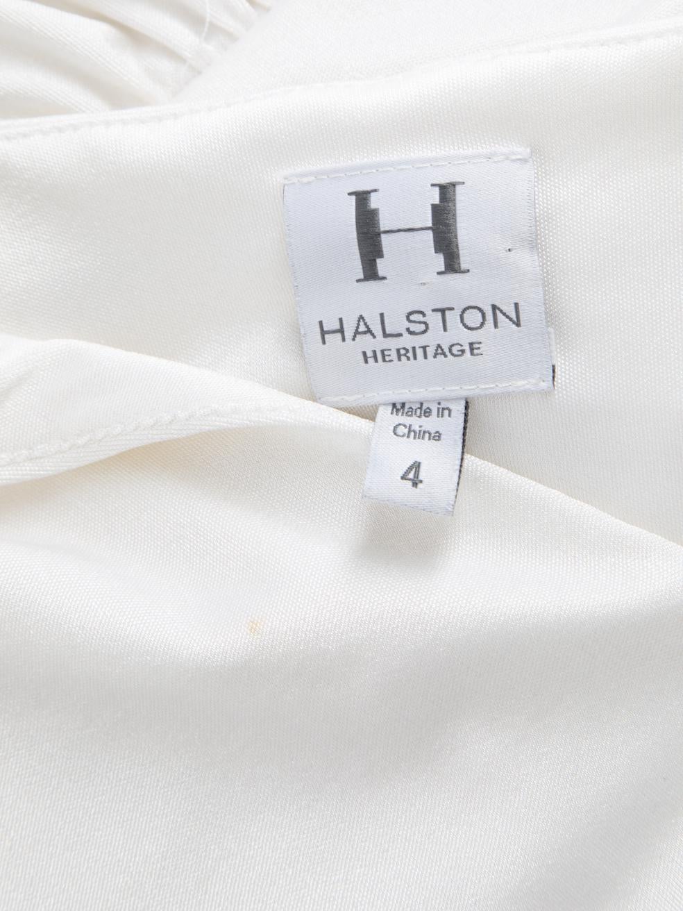 Halston Heritage Women's Ivory Bat Sleeves Mini Dress 2