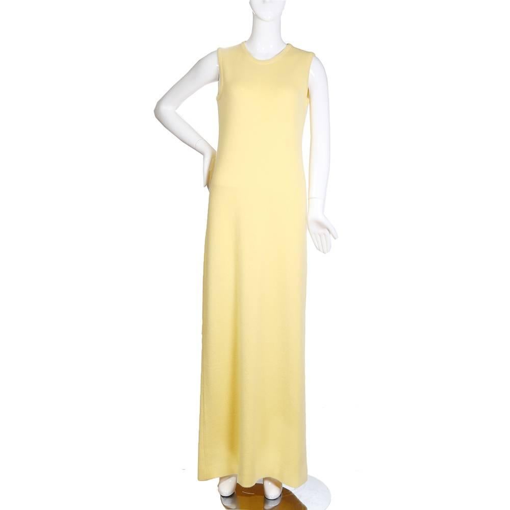 Product Details:
Vintage dress and sweater by Halston circa 1970s
100% cashmere
Sleeveless dress with long cardigan
Condition: Excellent vintage condition
Size/Measurements:
Dress:
36