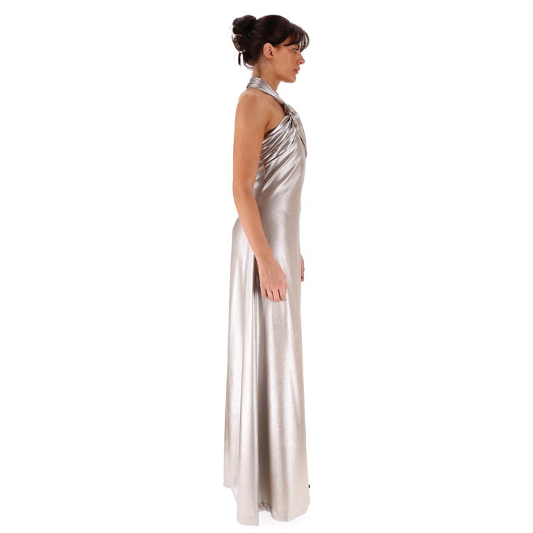 Halston Metallic Gown