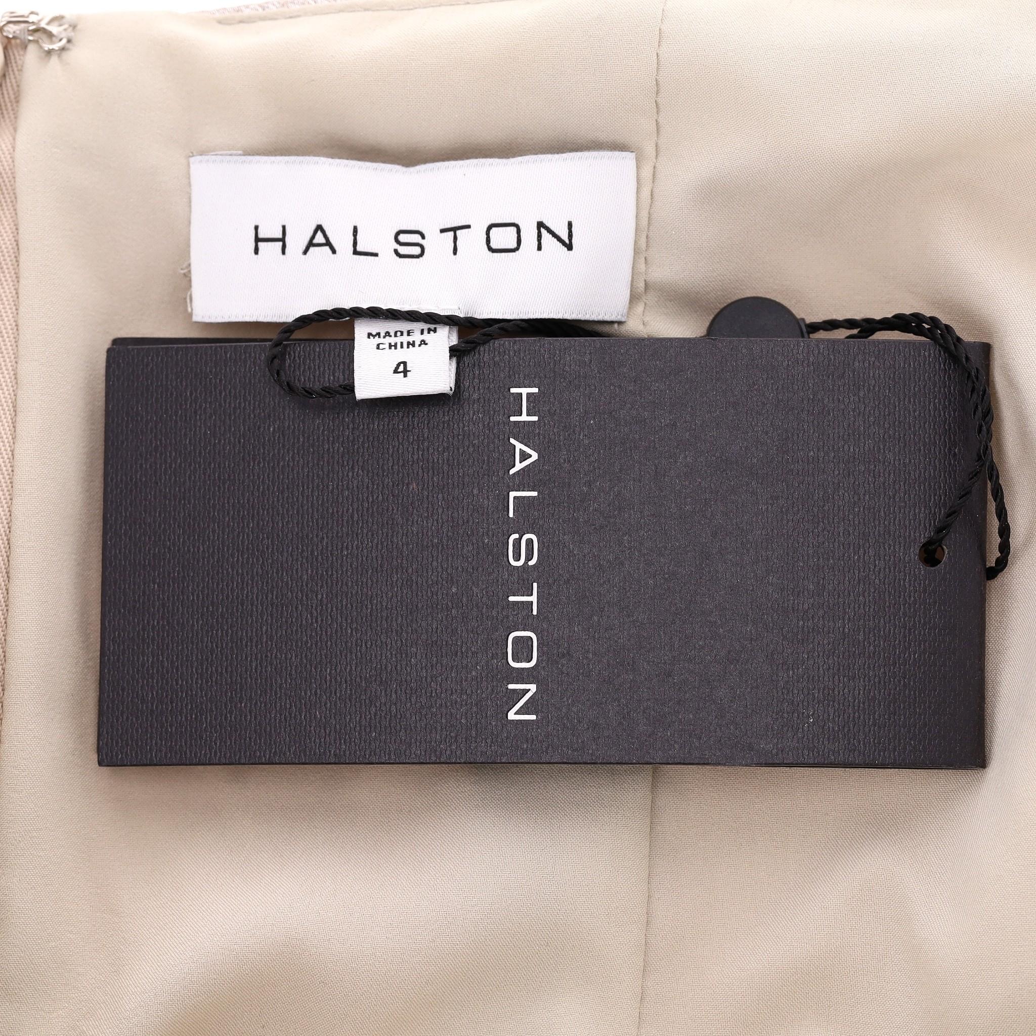 Halston Metallic Gown For Sale 1