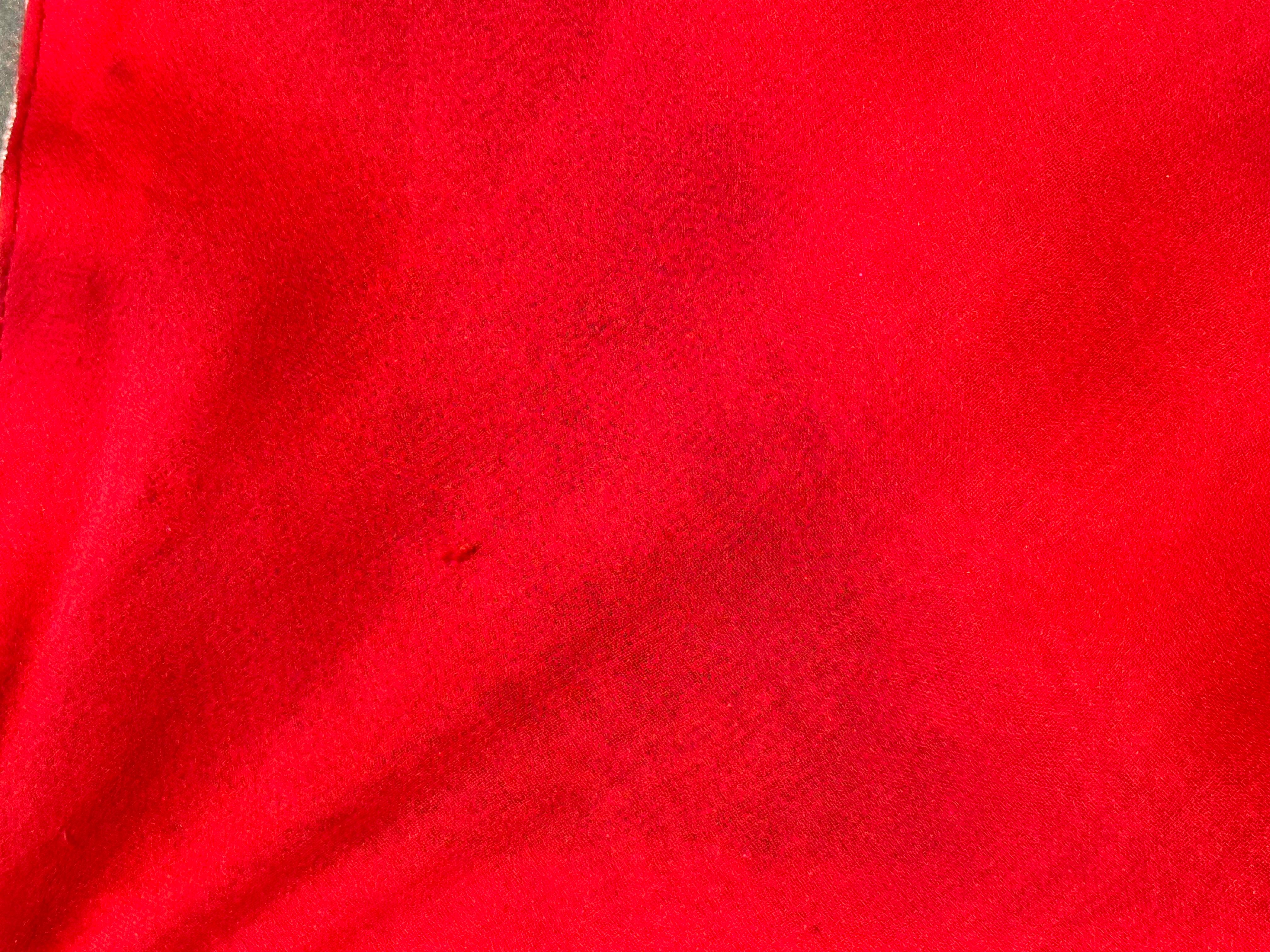 HALSTON Red Silk Chiffon Strapless Dress w/ Cape c1970s Rare 4