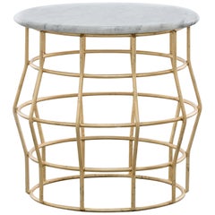 Halston Side Table Gold