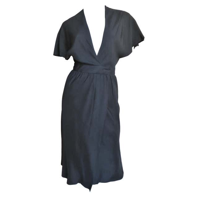 1970’s Halston Nude Crepe Grecian Dress with Cape at 1stDibs
