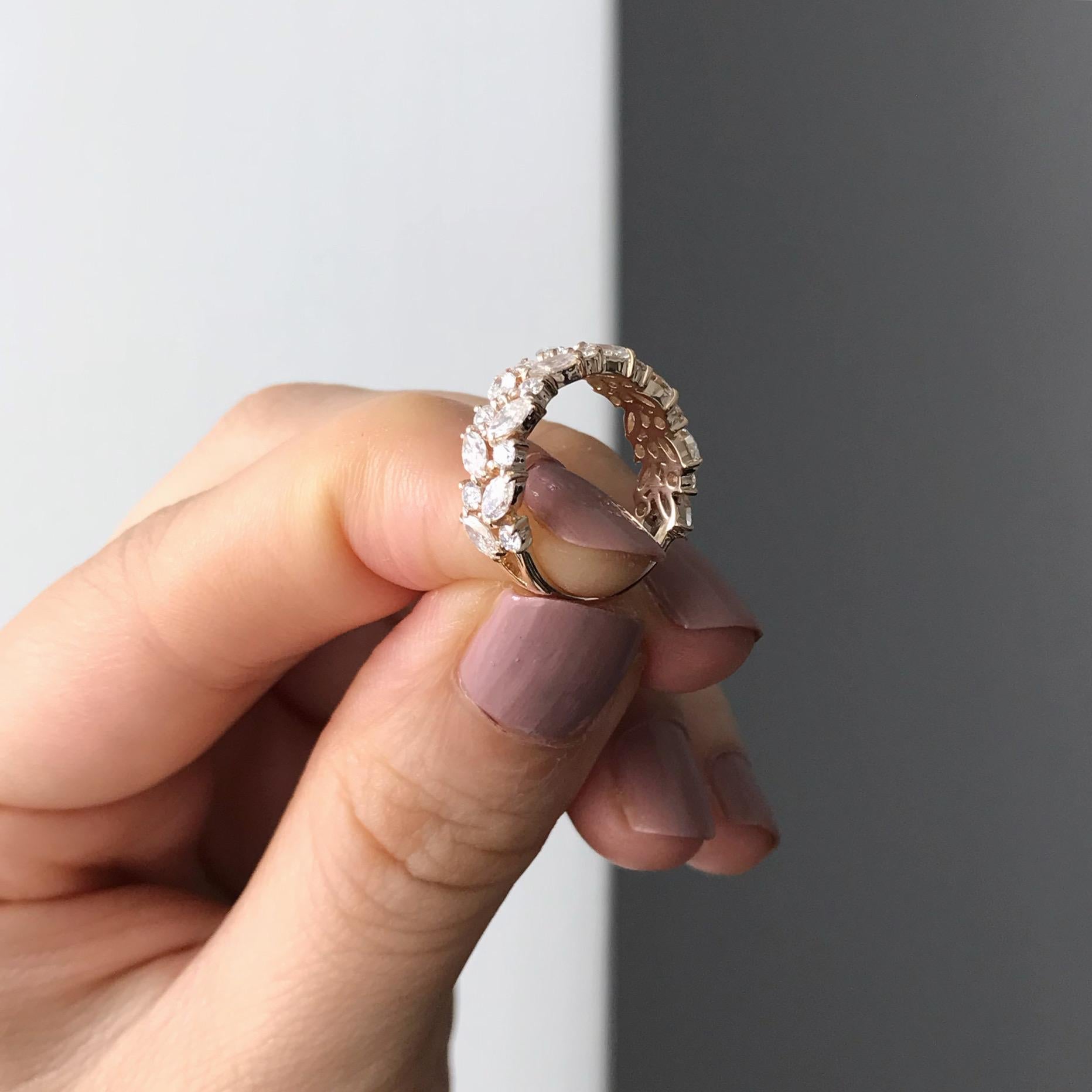 Halt Eternity Classic Marquise Diamantring () 10