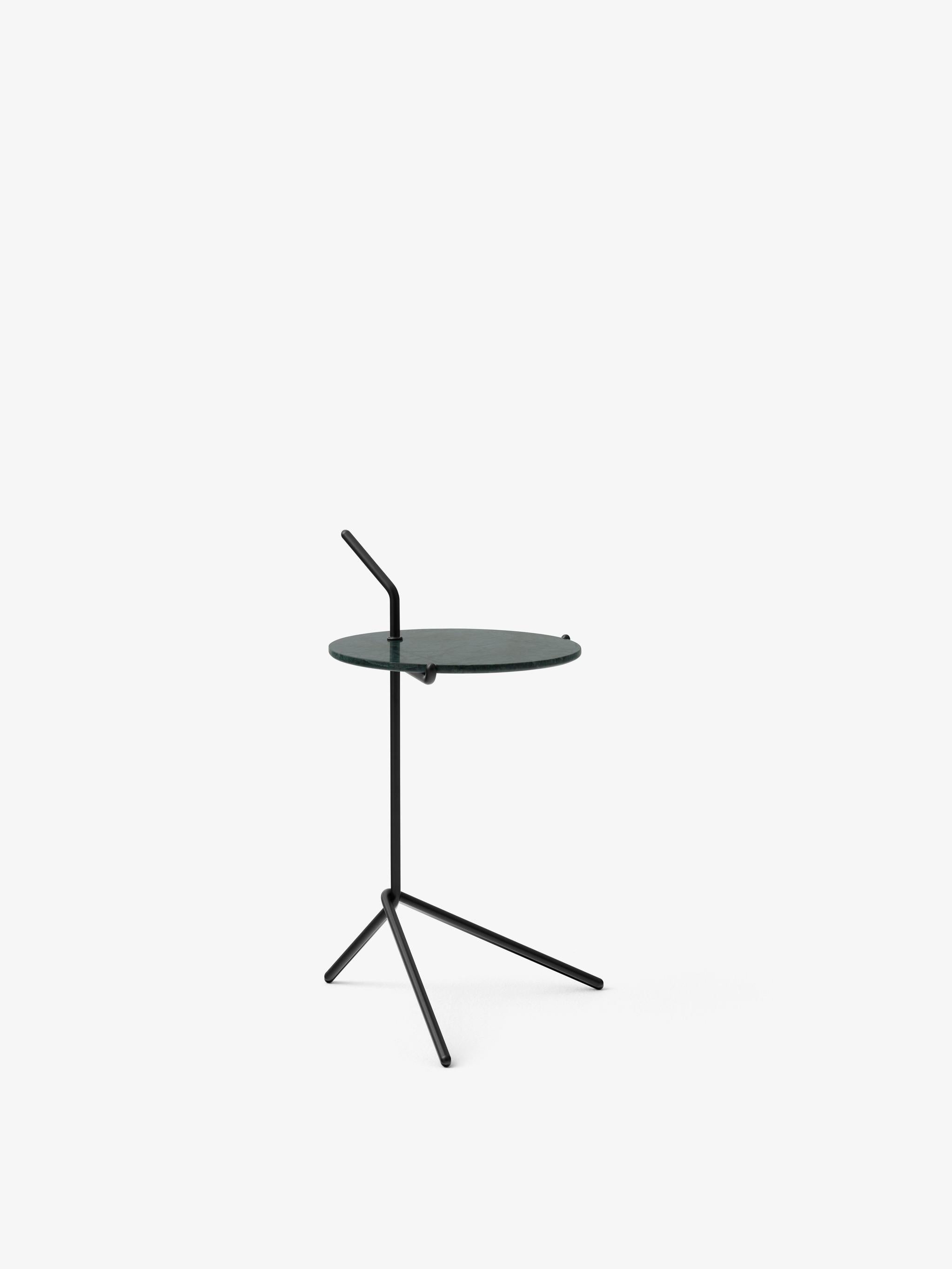 HaltenSH9 Side Table-Warm Black Steel/Marble-by Sebastian Herkner for &Tradition In New Condition For Sale In Dubai, AE