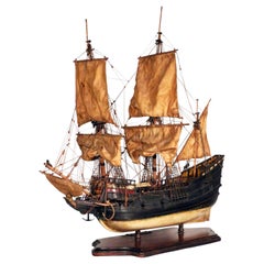Antique "Halve Maen", Model of Henry Hudson's Ship