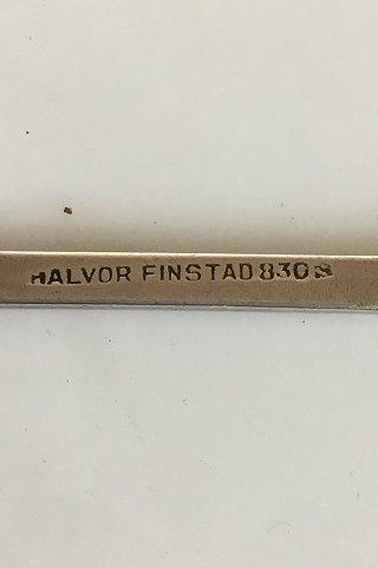Halvor Finstad Silver Serving Fork, Norge In Good Condition For Sale In Copenhagen, DK
