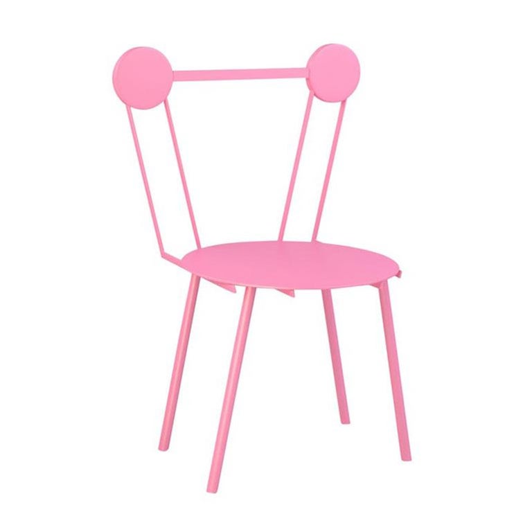 Contemporary Chair Rose Haly Aluminium by Chapel Petrassi For Sale