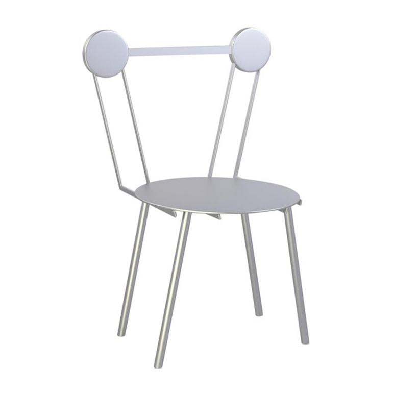 Contemporary Chair Haly Aluminium by Chapel Petrassi For Sale