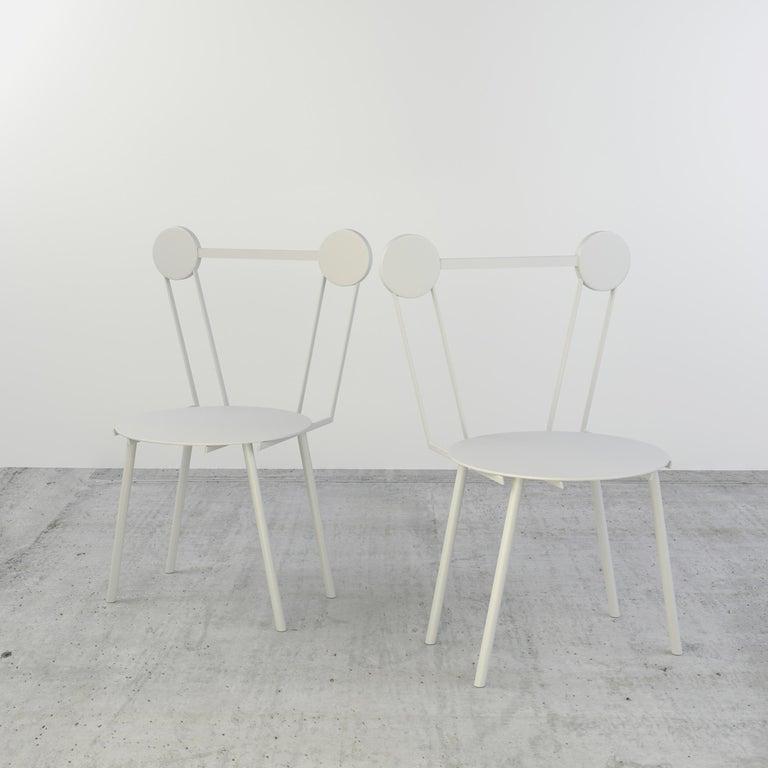 Italian Haly Chair White For Sale