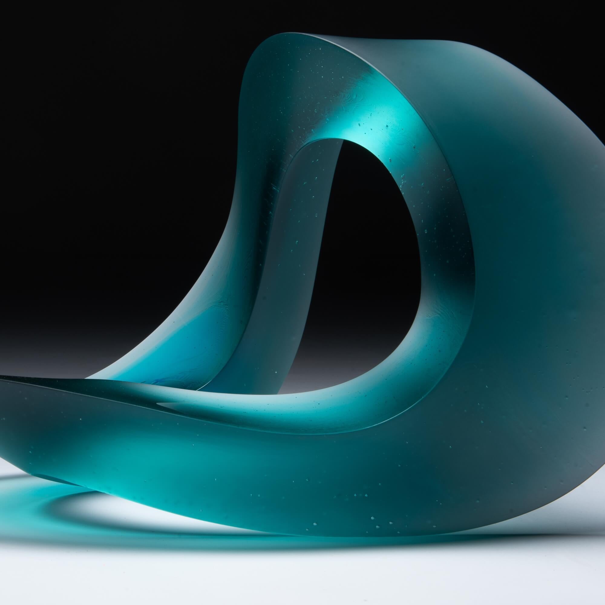 'Halycon', Contemporary Glass Sculpture by Heike Brachlow In Excellent Condition For Sale In London, GB