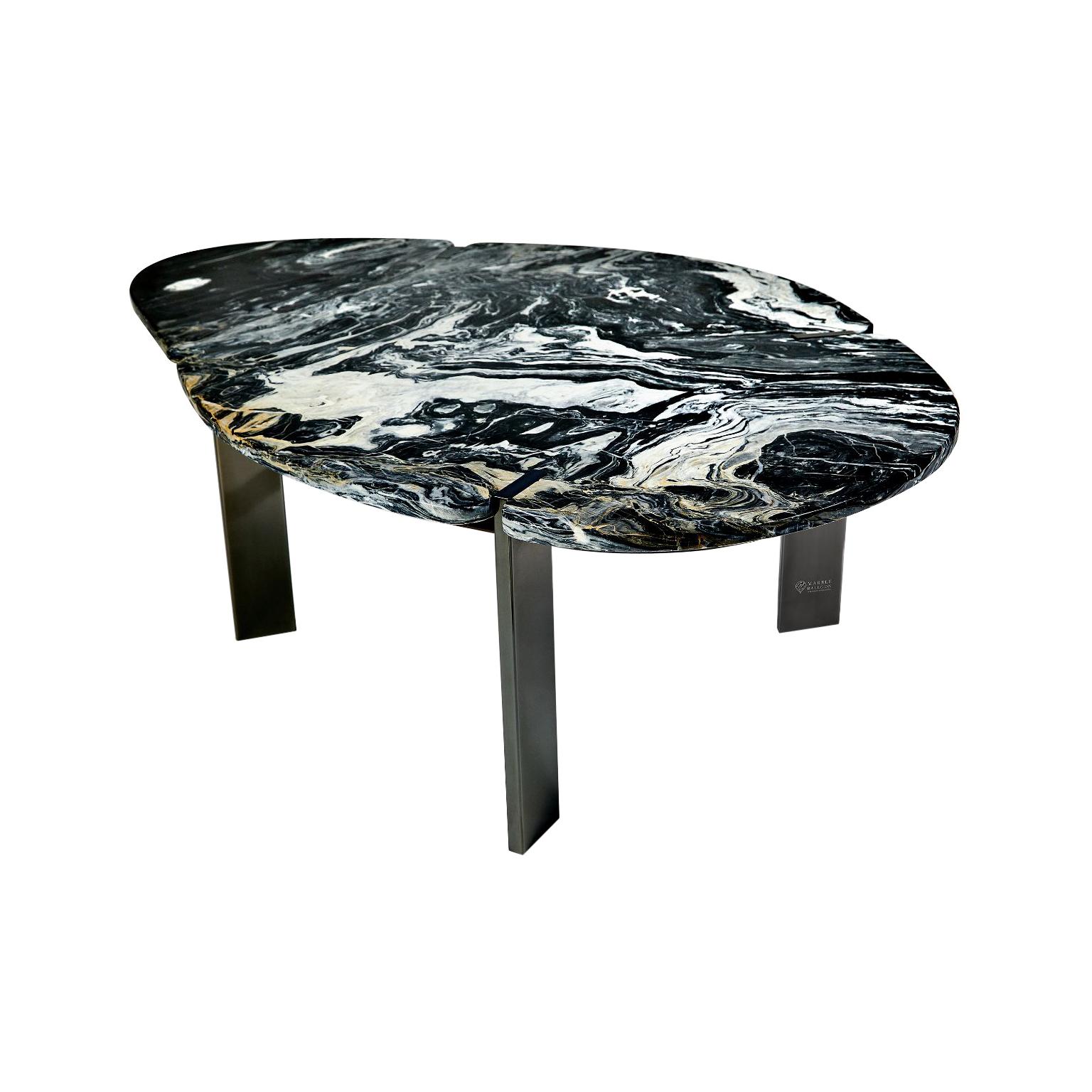 Halys Coffee Table Black by Marble Balloon