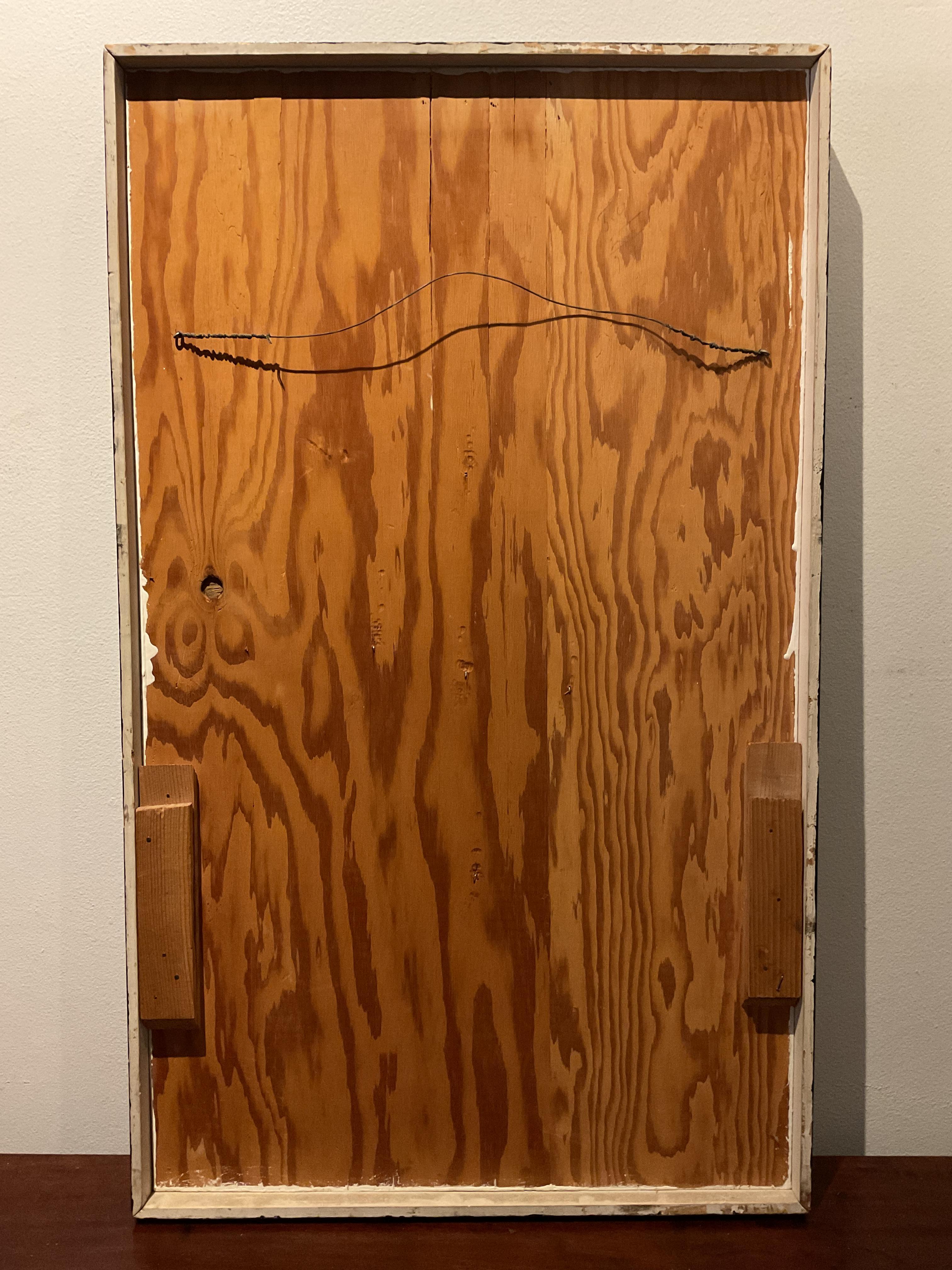 Colorful Mid Century Modern Abstract Painting by Ham Morton, dated 1957 For Sale 5