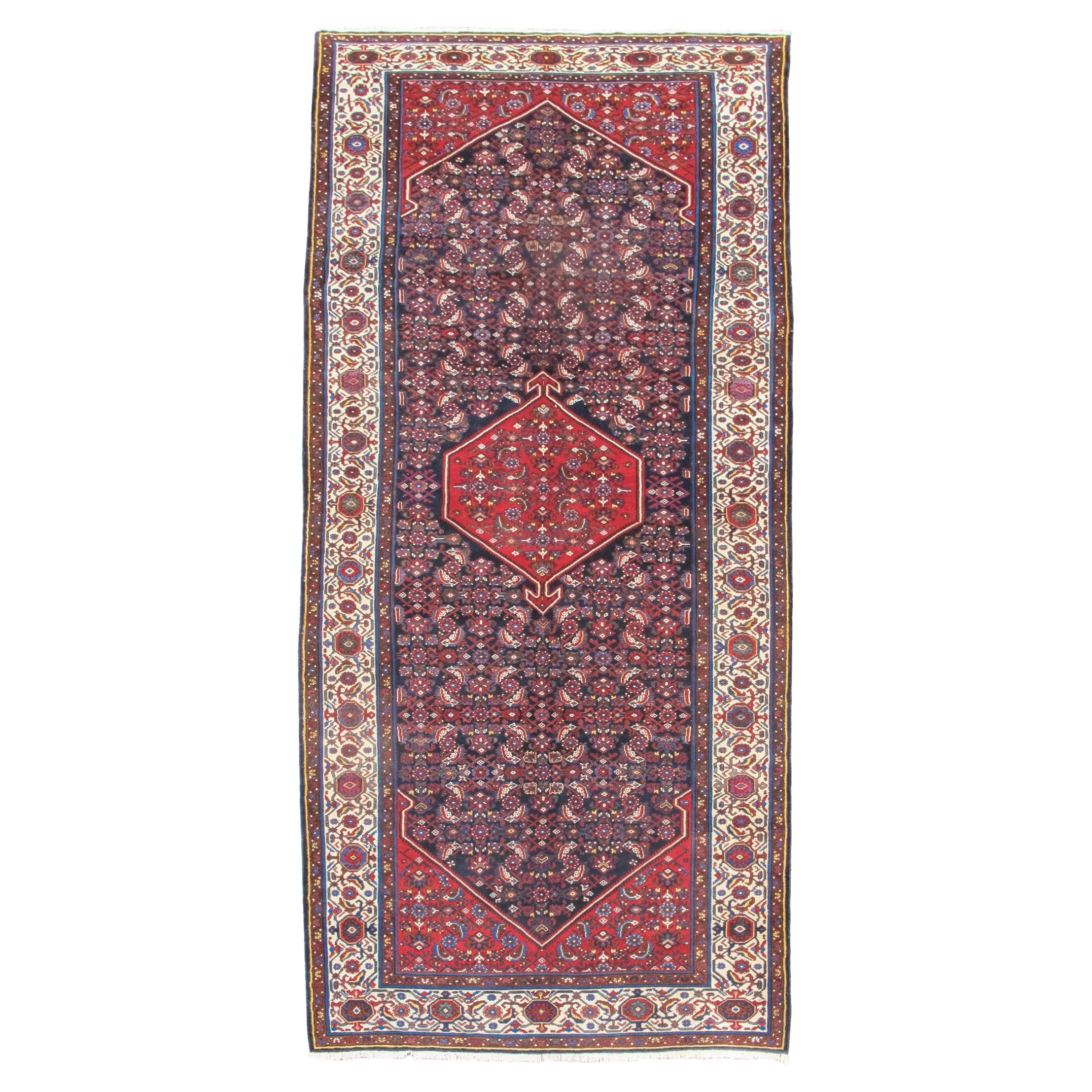 Tapis long de Hamadan, Début du 20e siècle en vente
