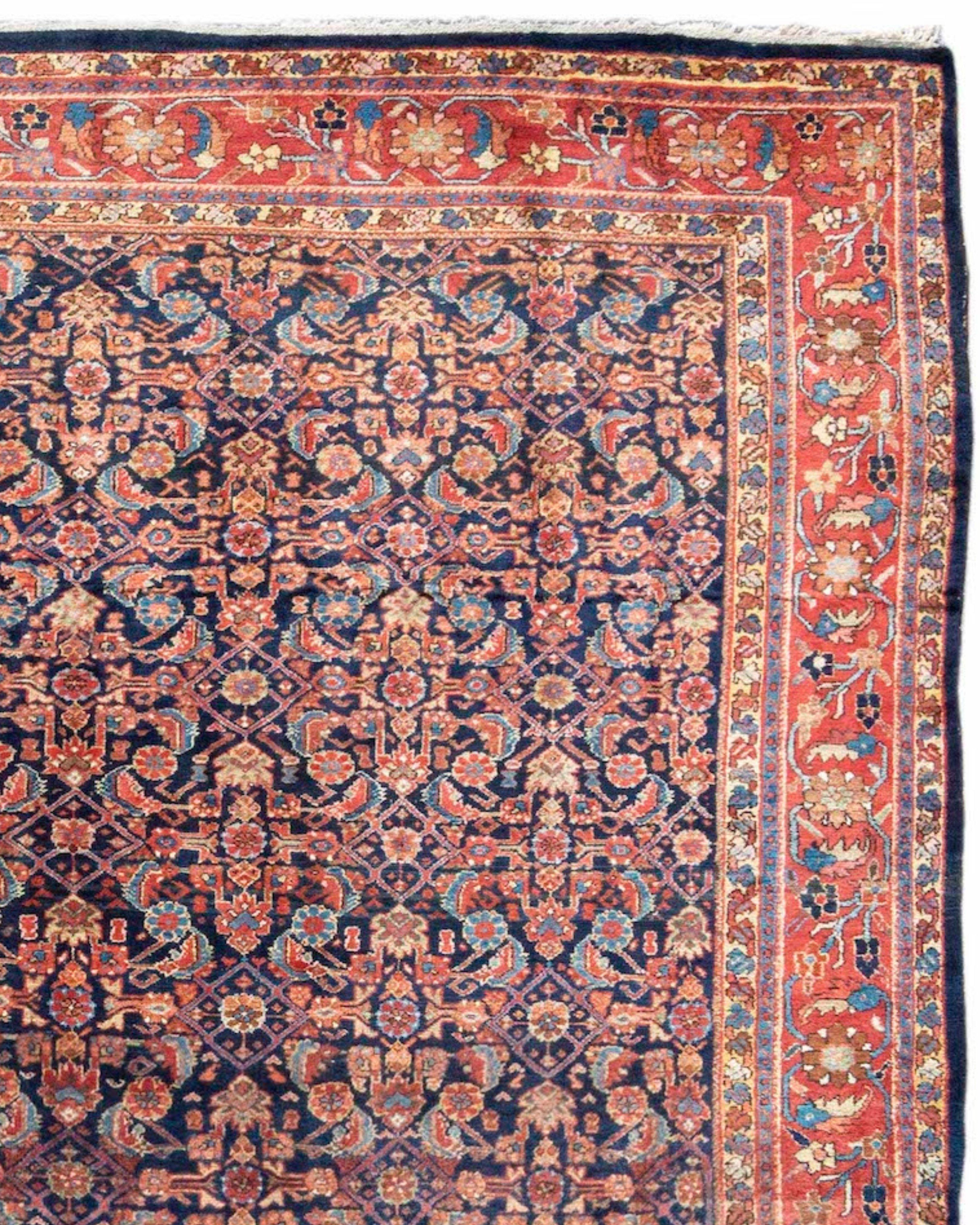 Hamadan Rug, Early 20th Century In Excellent Condition For Sale In San Francisco, CA