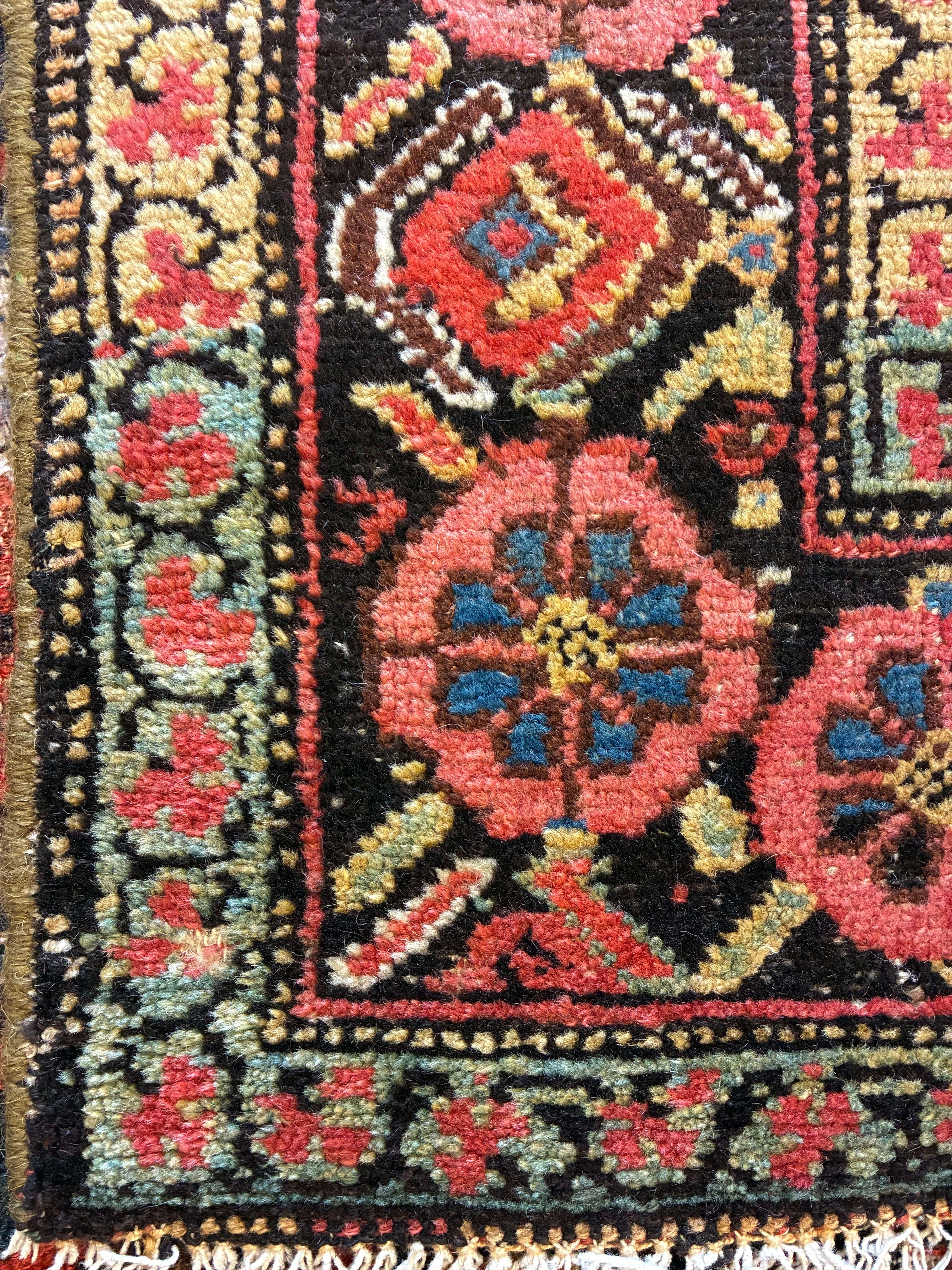 Persian Hamadan Runner, c. 1900 For Sale