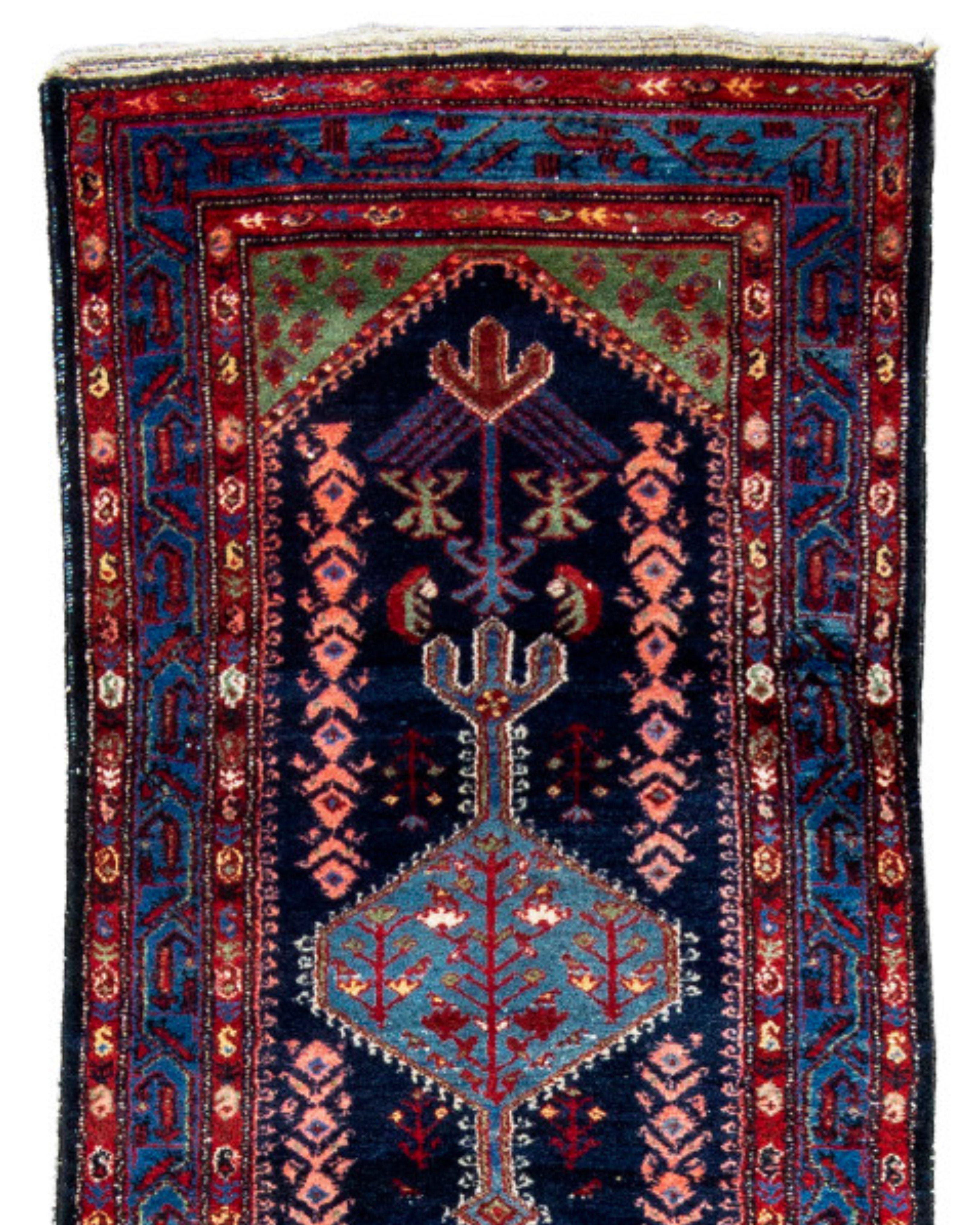 Antique Hamadan Narrow Runner Rug, Early 20th Century

Additional information:
Dimensions: 2'10