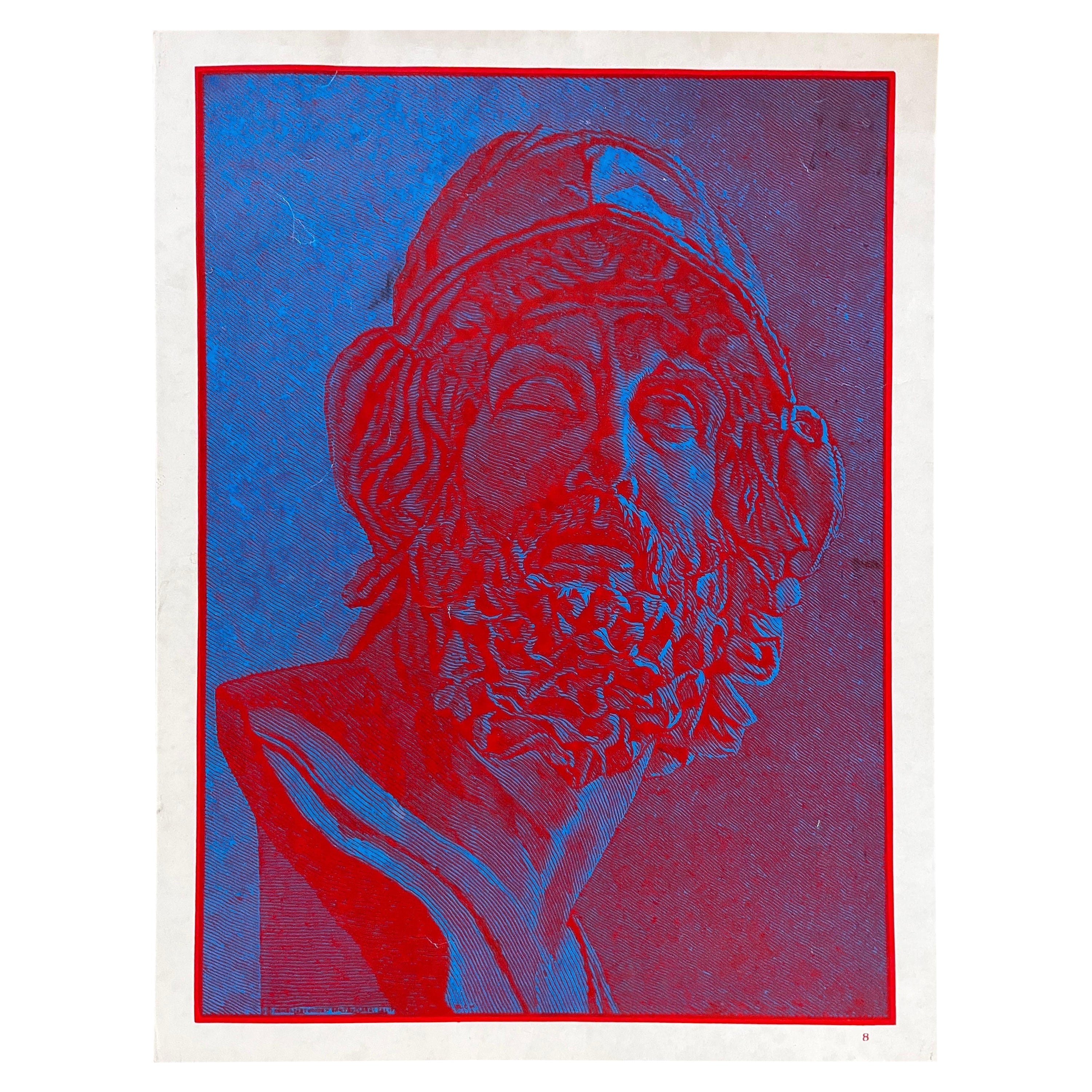 Hambly Studios Psychedelic Black Light Poster, c. 1960
s