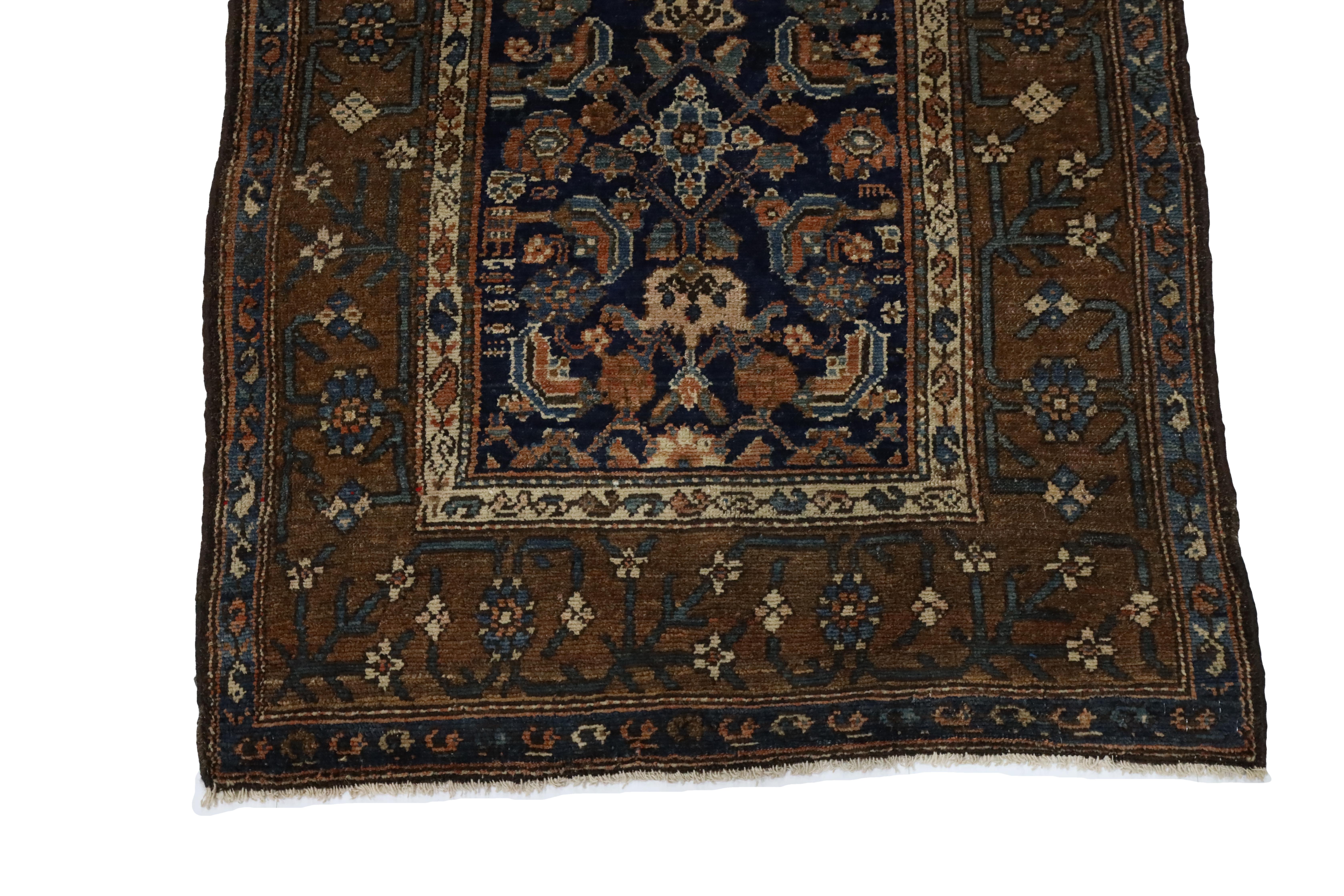 Antiker Hamedan-Teppich - 3'2