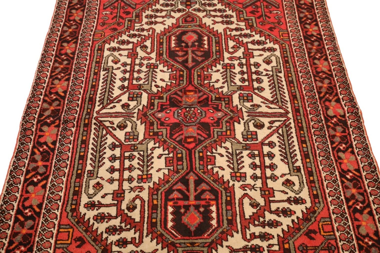 Hamedan Vintage-Teppich - 4'6