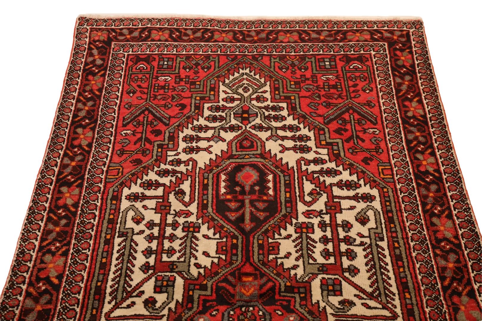 Hamedan Vintage-Teppich - 4'6