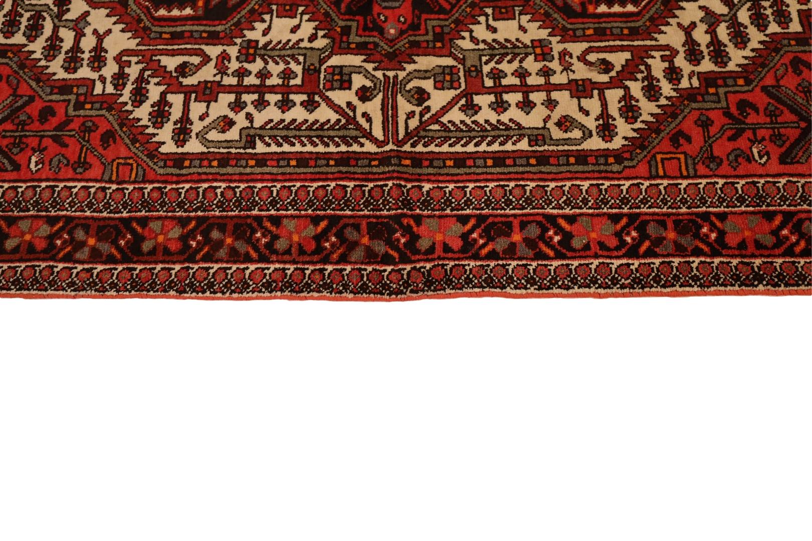 Hamedan Vintage-Teppich - 4'6